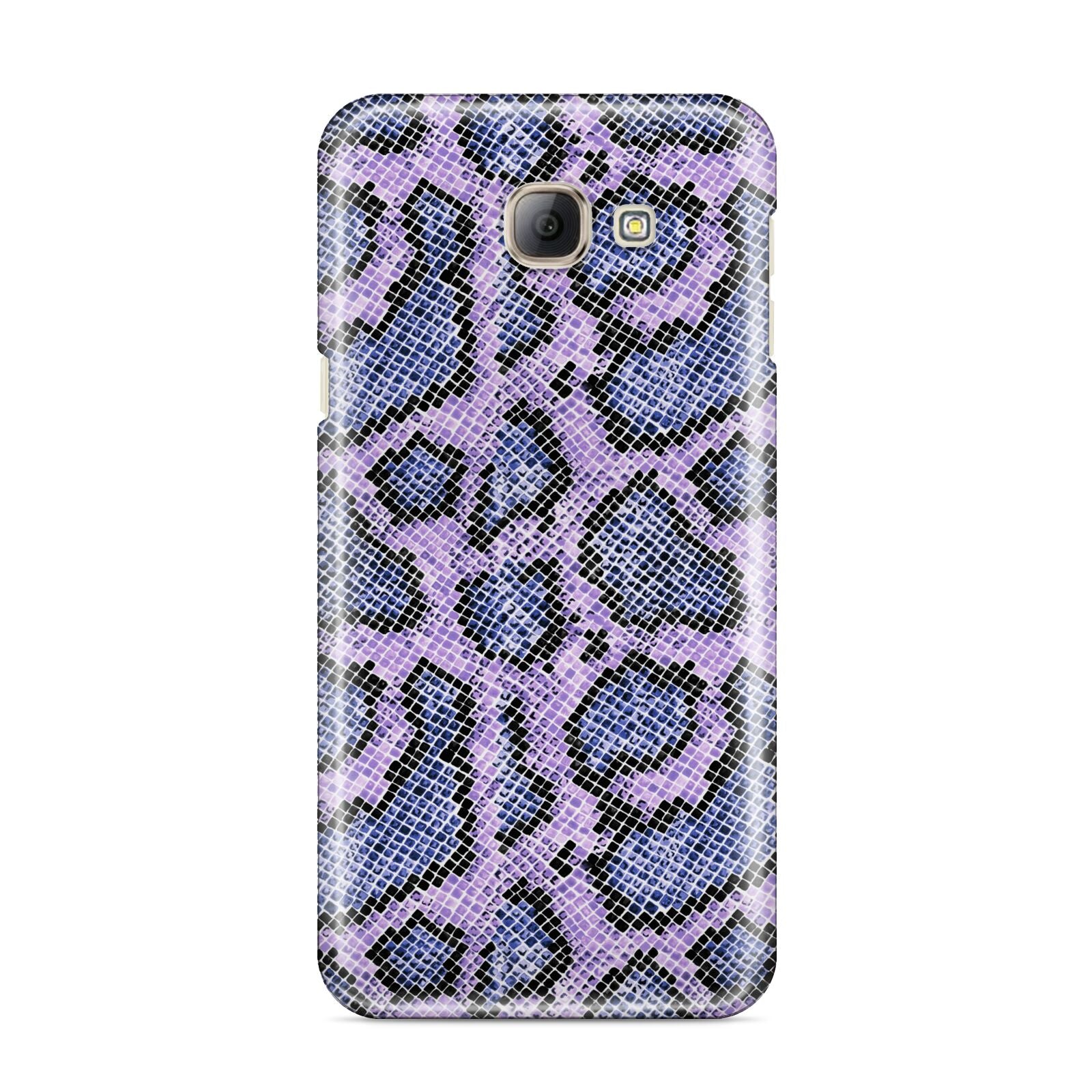 Purple And Blue Snakeskin Samsung Galaxy A8 2016 Case