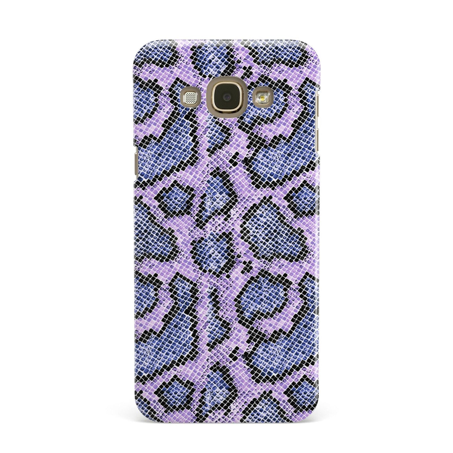 Purple And Blue Snakeskin Samsung Galaxy A8 Case