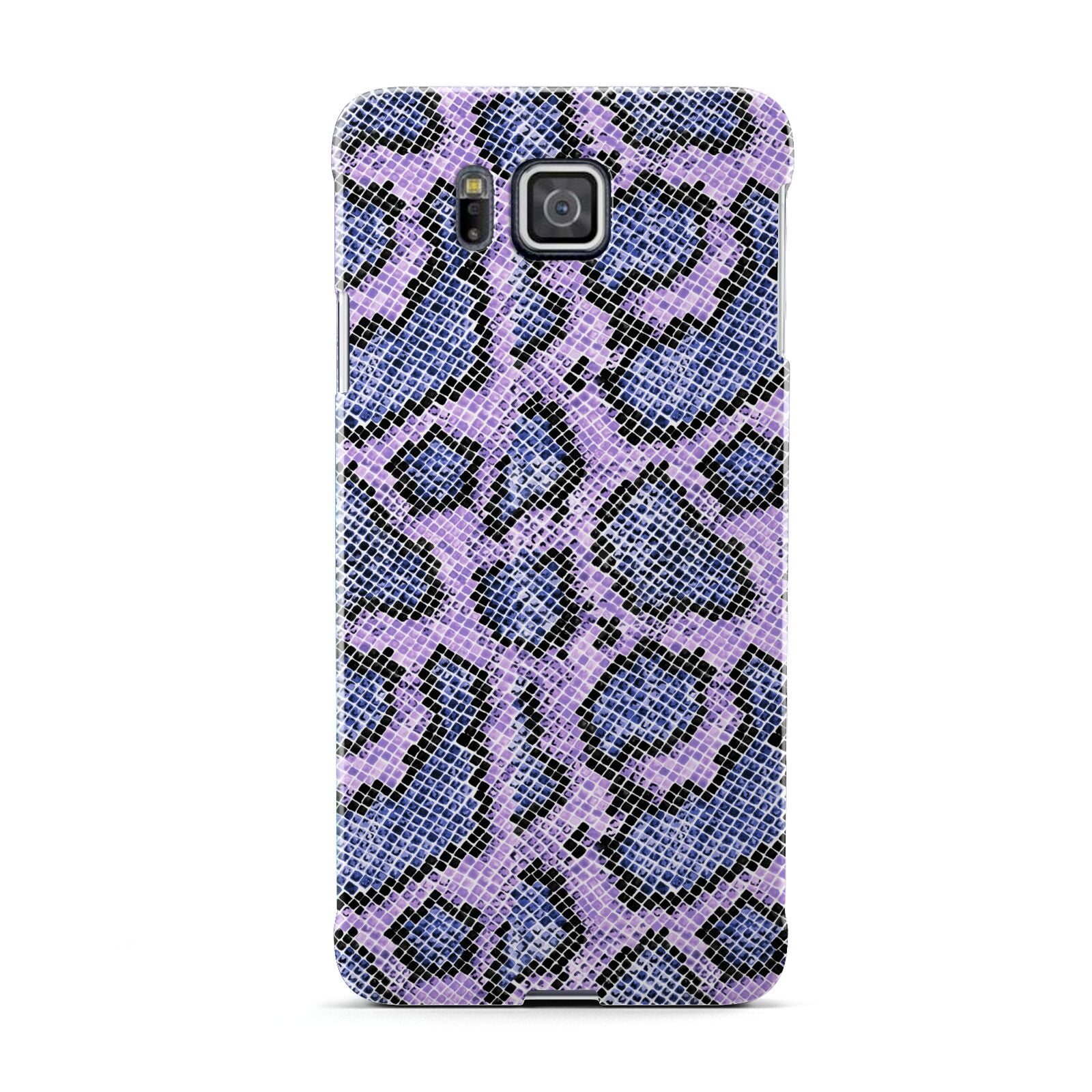 Purple And Blue Snakeskin Samsung Galaxy Alpha Case