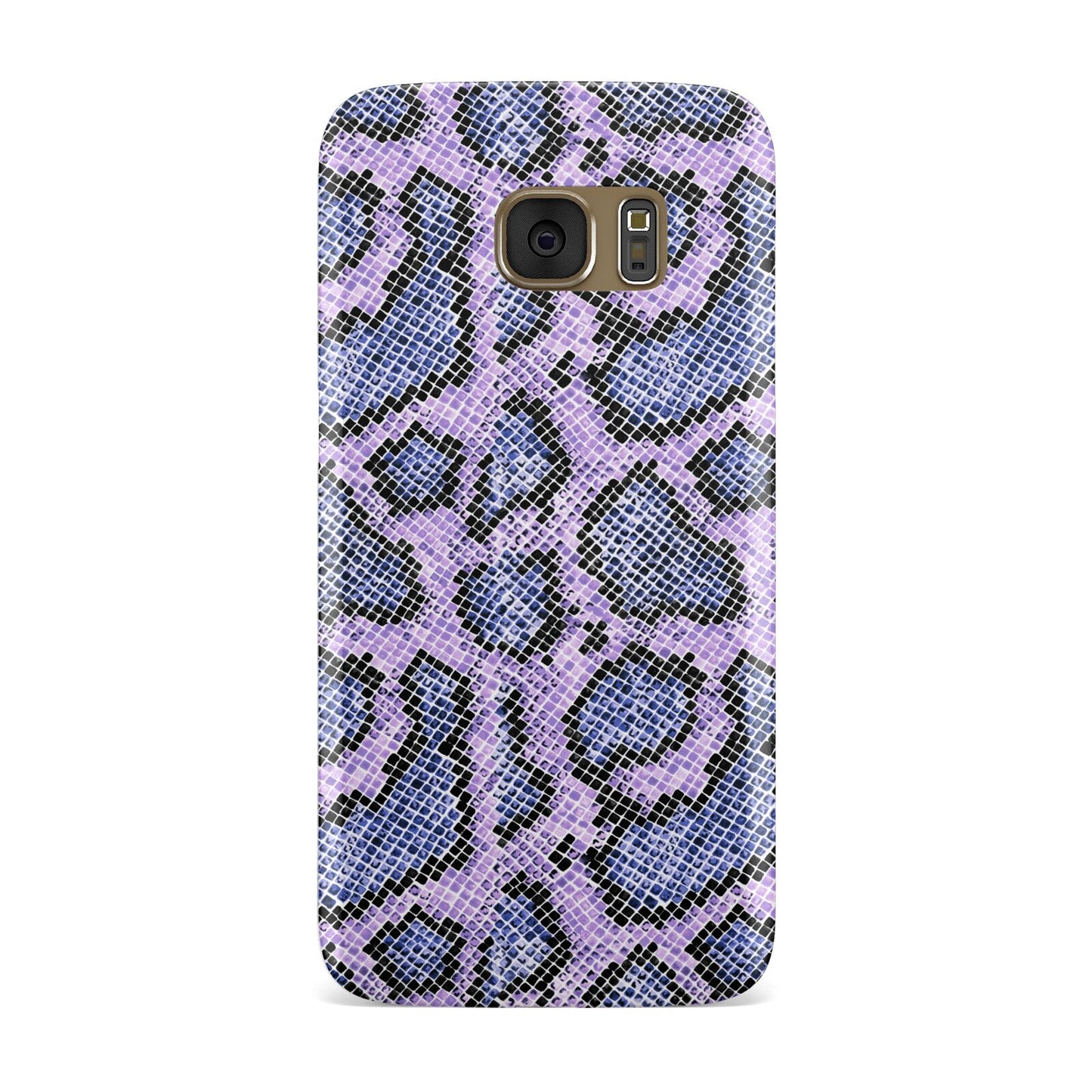 Purple And Blue Snakeskin Samsung Galaxy Case