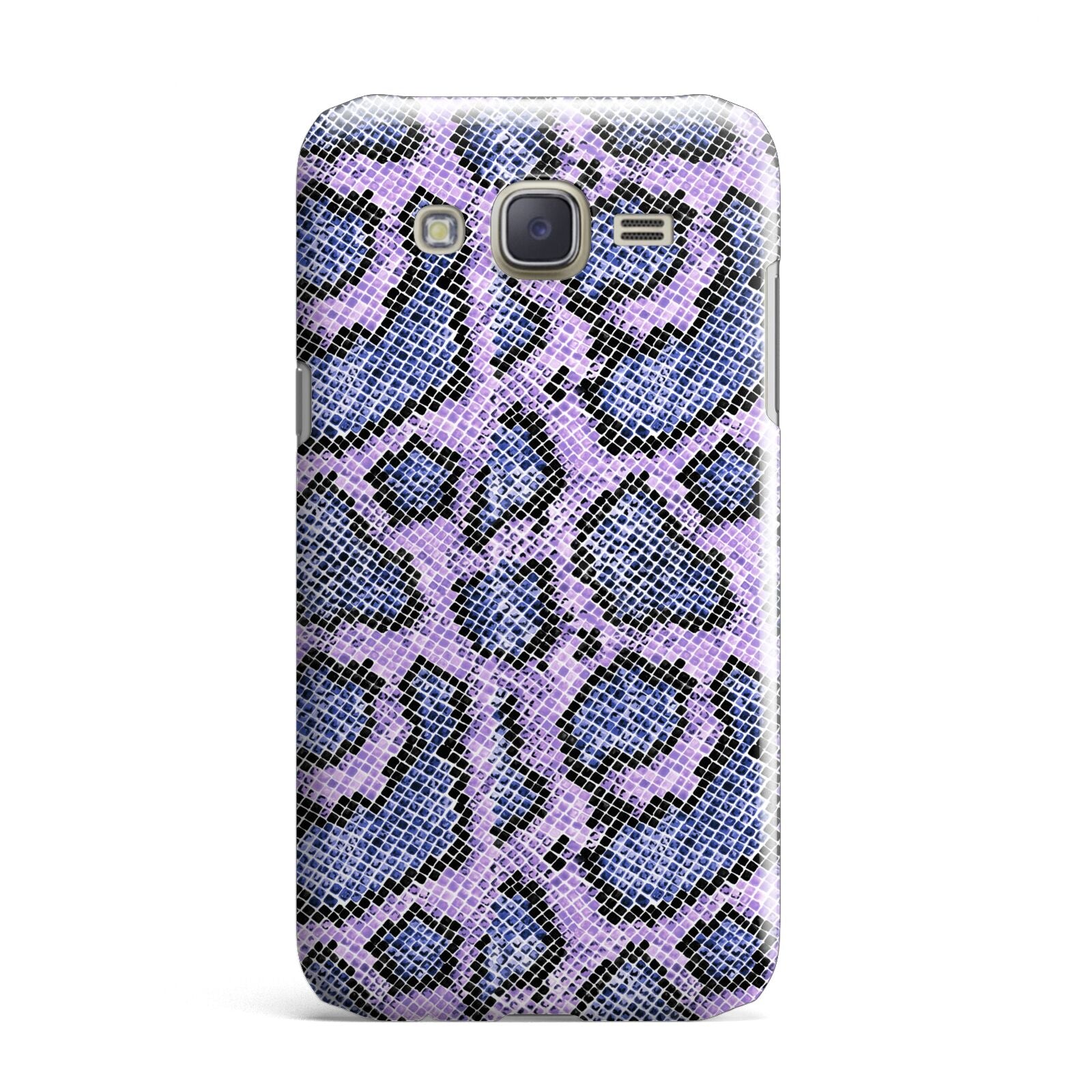 Purple And Blue Snakeskin Samsung Galaxy J7 Case