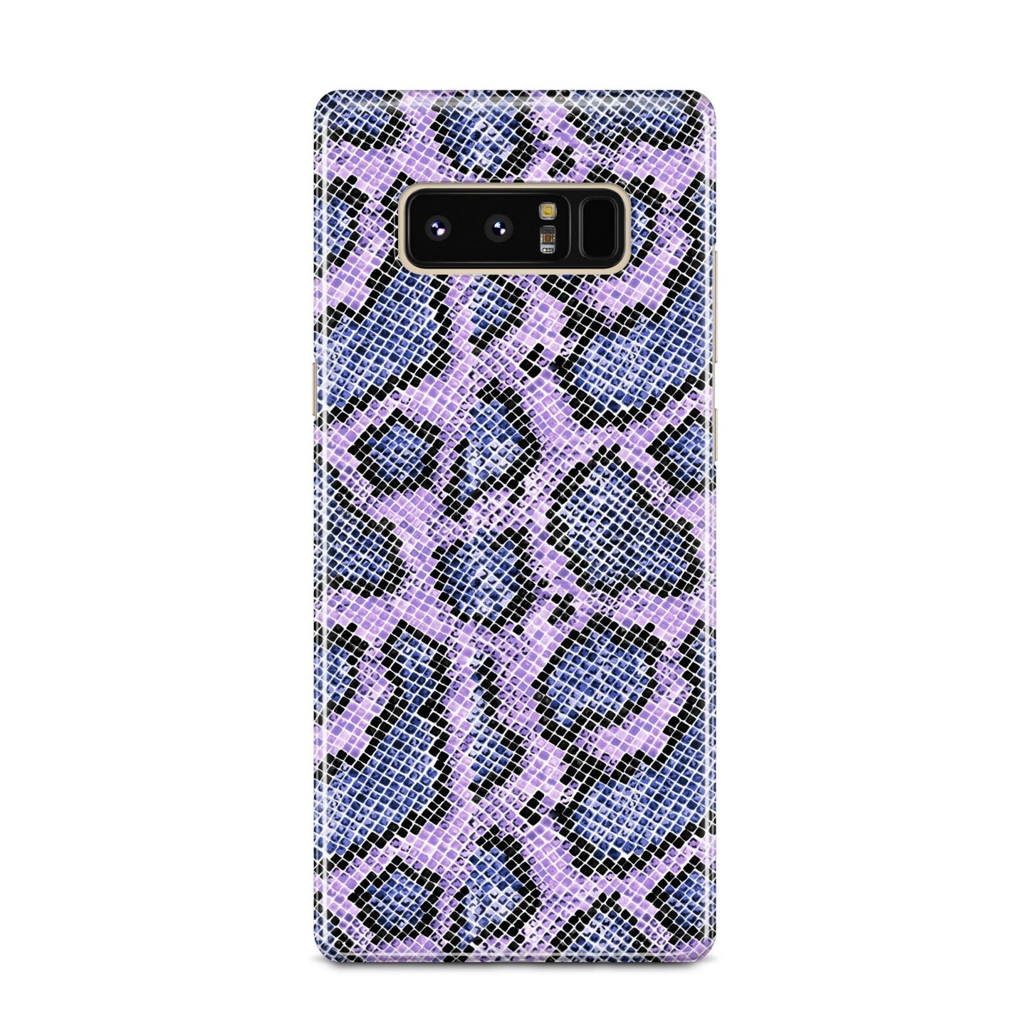 Purple And Blue Snakeskin Samsung Galaxy Note 8 Case