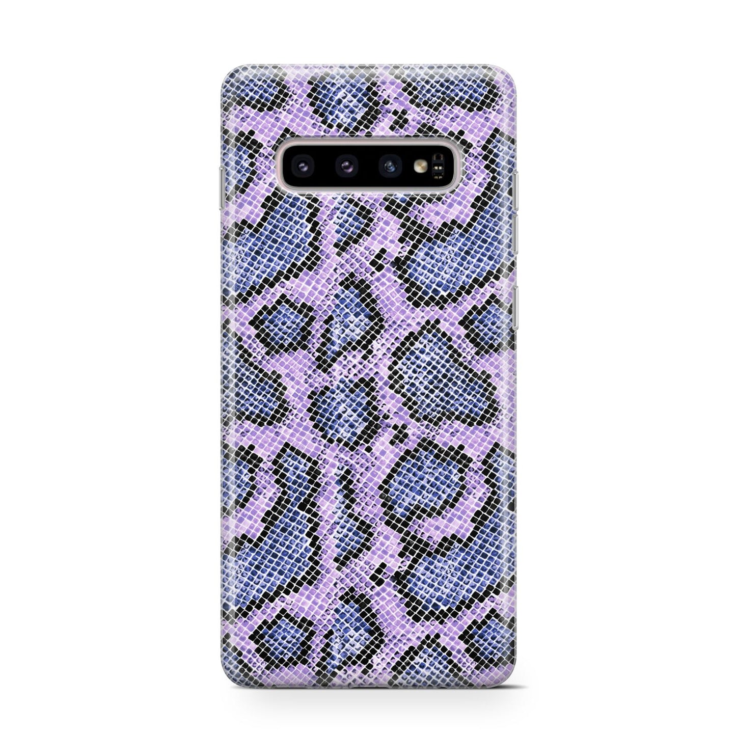 Purple And Blue Snakeskin Samsung Galaxy S10 Case