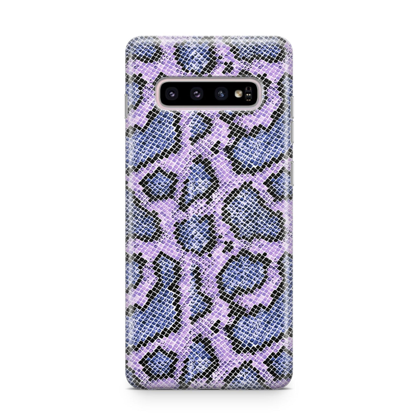 Purple And Blue Snakeskin Samsung Galaxy S10 Plus Case
