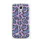 Purple And Blue Snakeskin Samsung Galaxy S4 Mini Case
