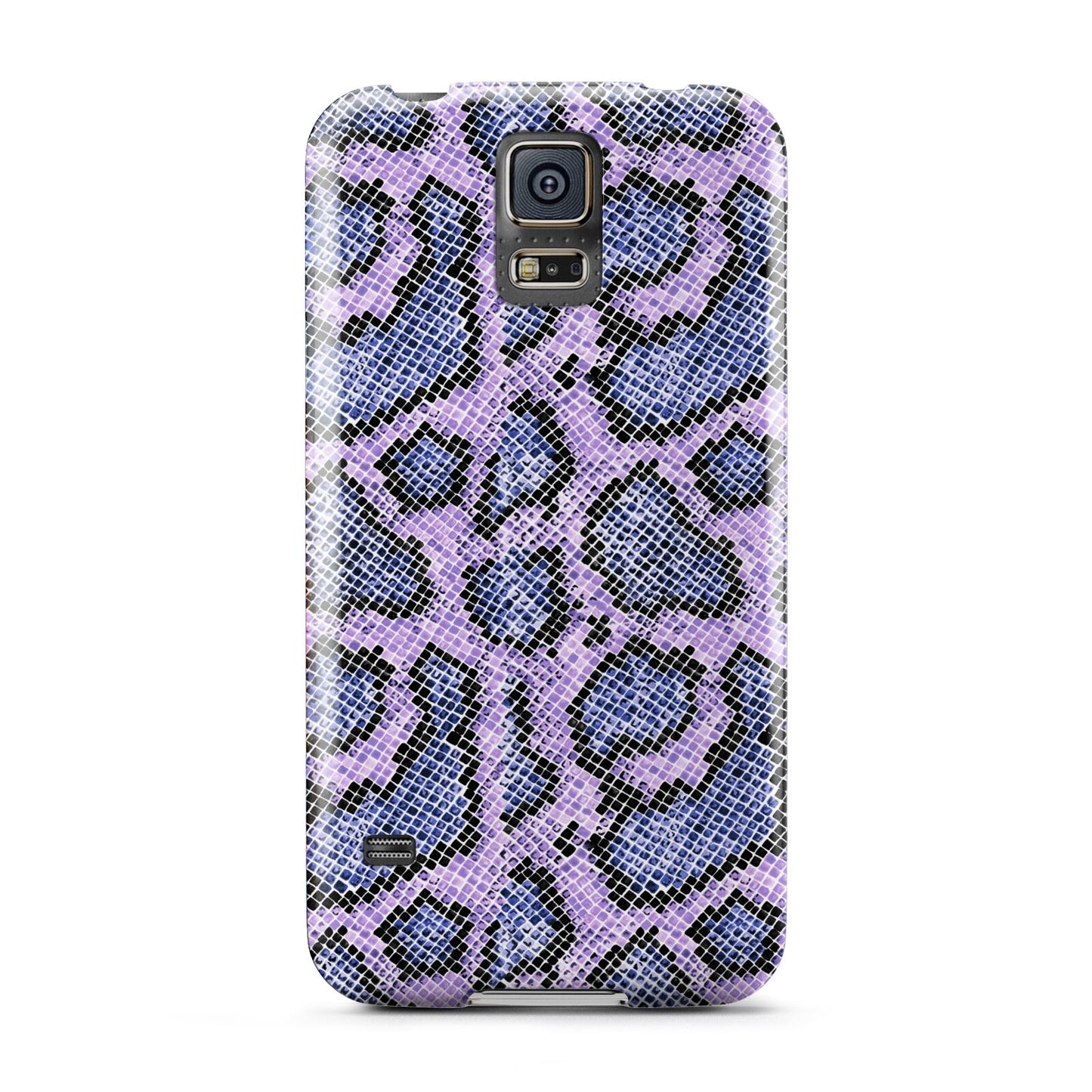 Purple And Blue Snakeskin Samsung Galaxy S5 Case