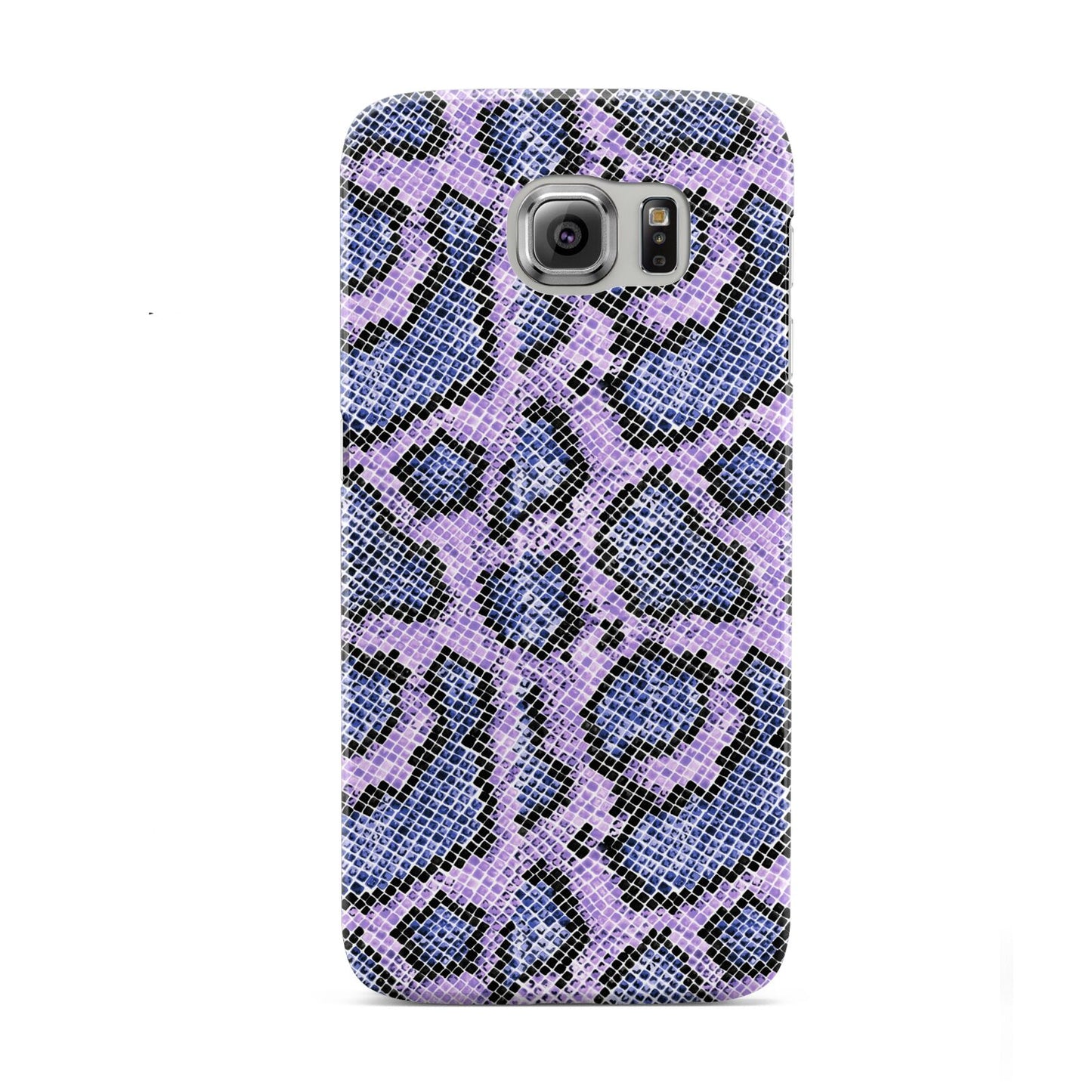 Purple And Blue Snakeskin Samsung Galaxy S6 Case