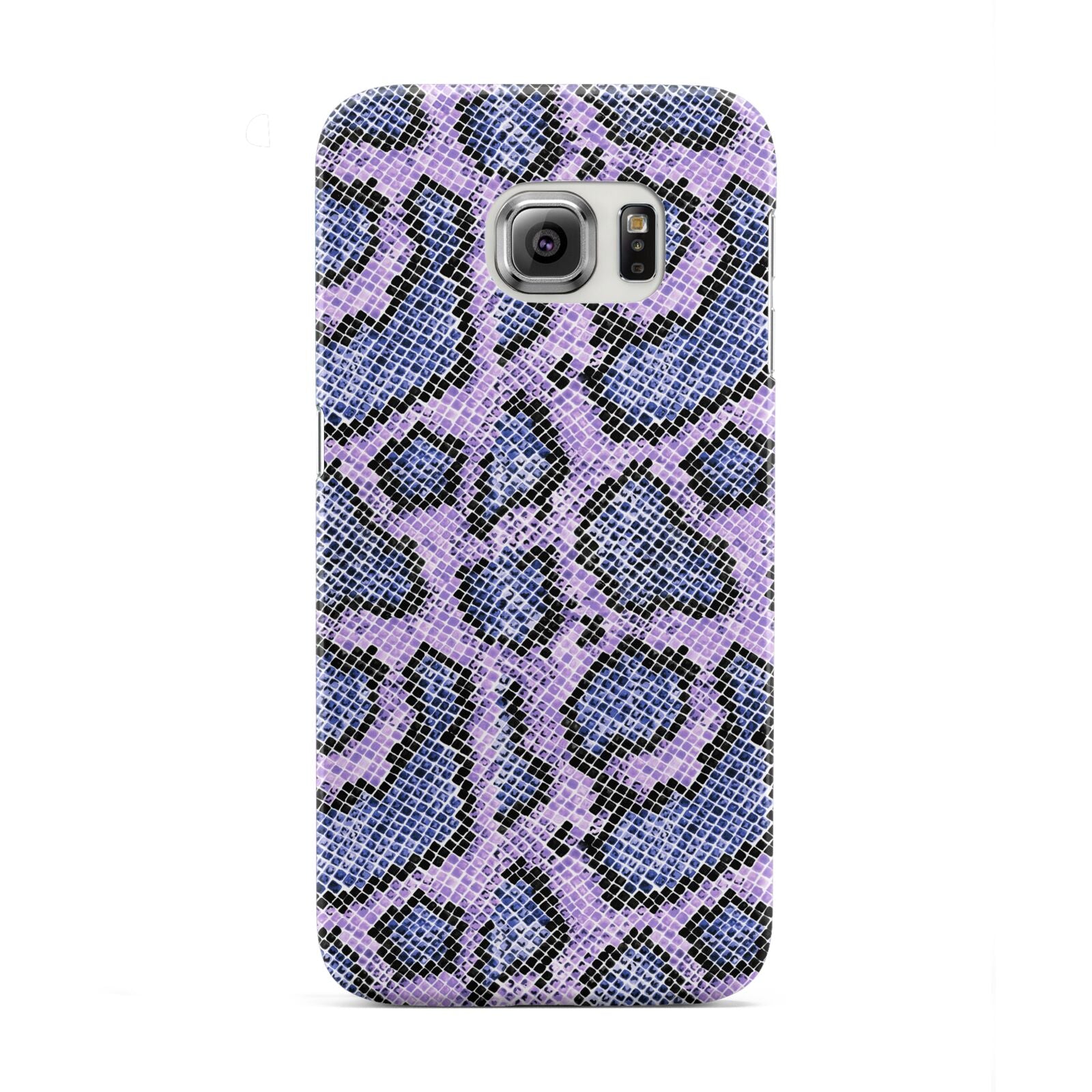 Purple And Blue Snakeskin Samsung Galaxy S6 Edge Case
