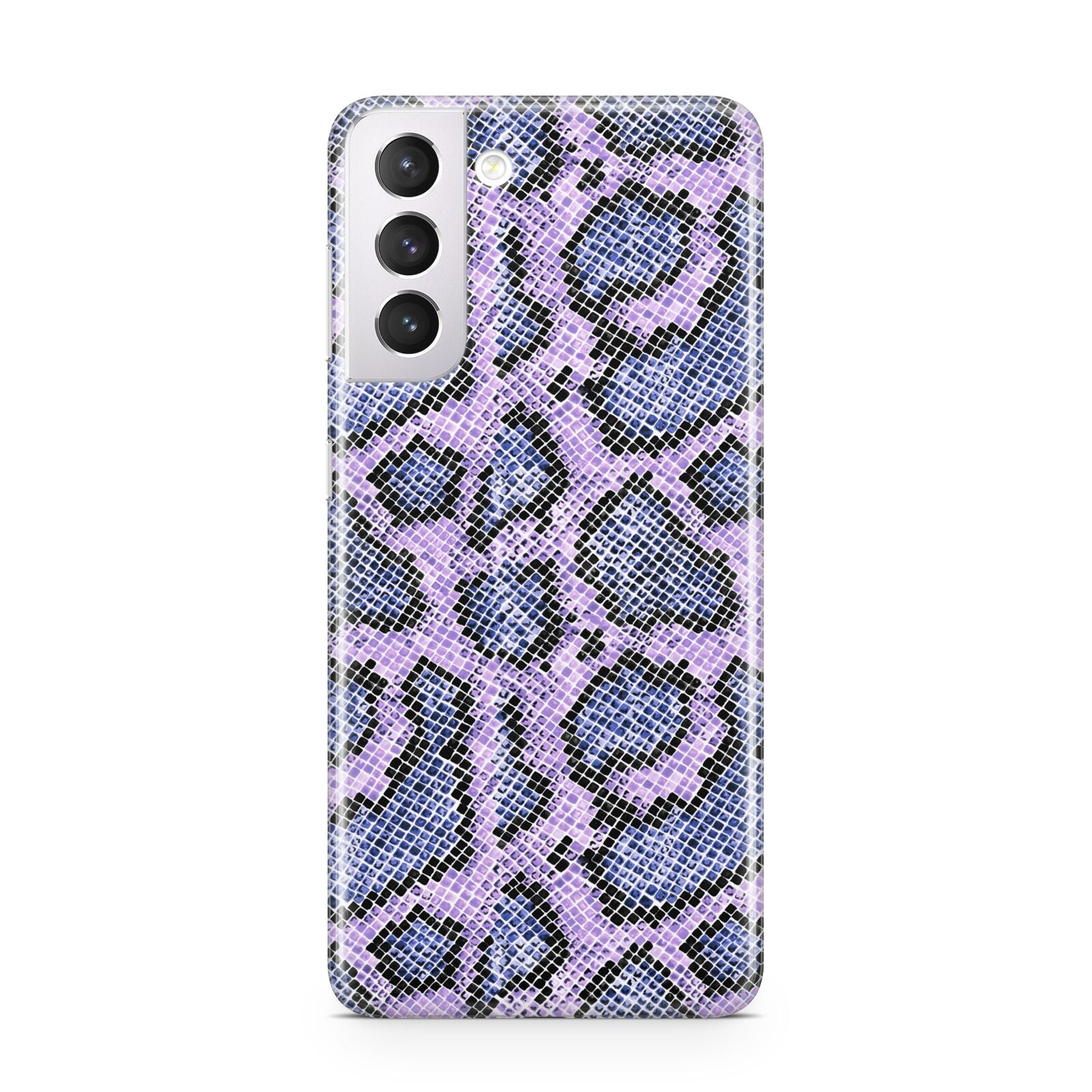 Purple And Blue Snakeskin Samsung S21 Case