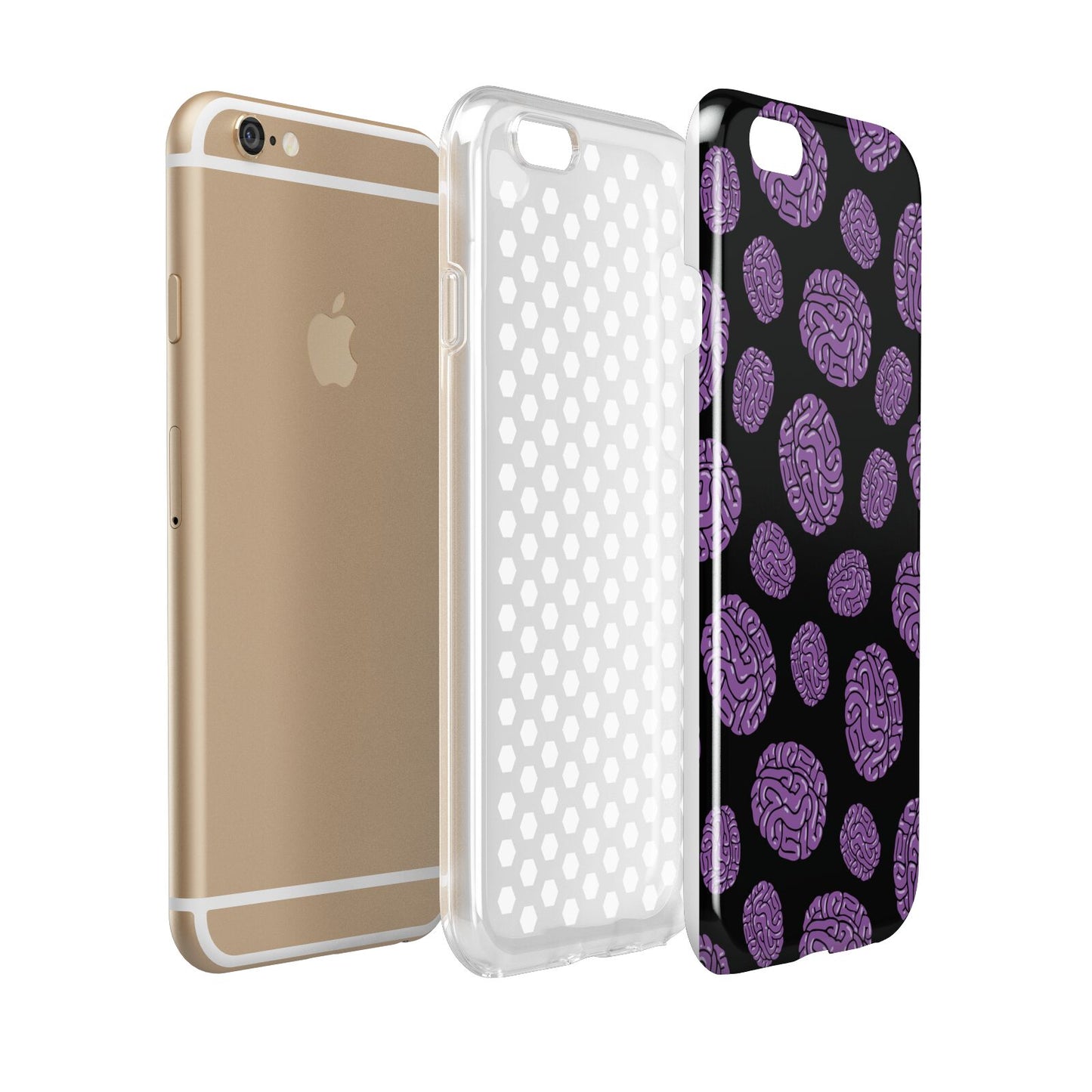 Purple Brains Apple iPhone 6 3D Tough Case Expanded view