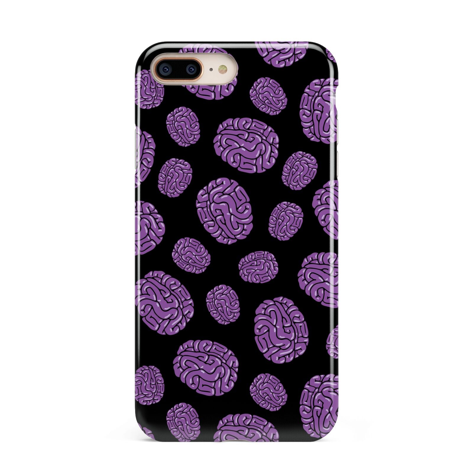 Purple Brains Apple iPhone 7 8 Plus 3D Tough Case