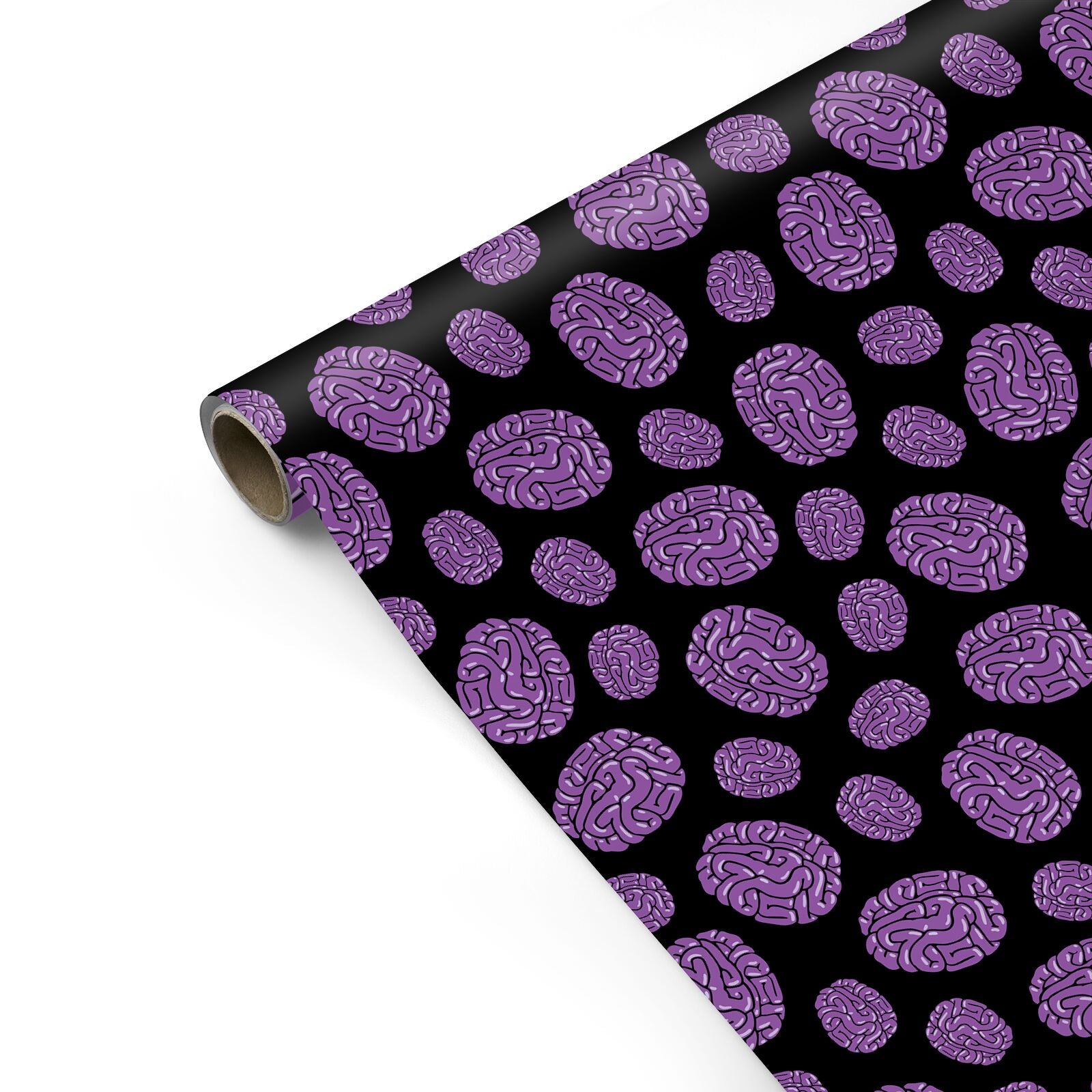 Purple Brains Personalised Gift Wrap