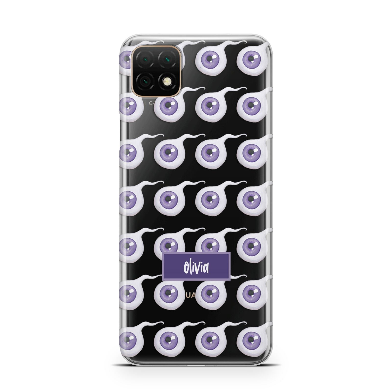 Purple Eyeballs Custom Halloween Huawei Enjoy 20 Phone Case