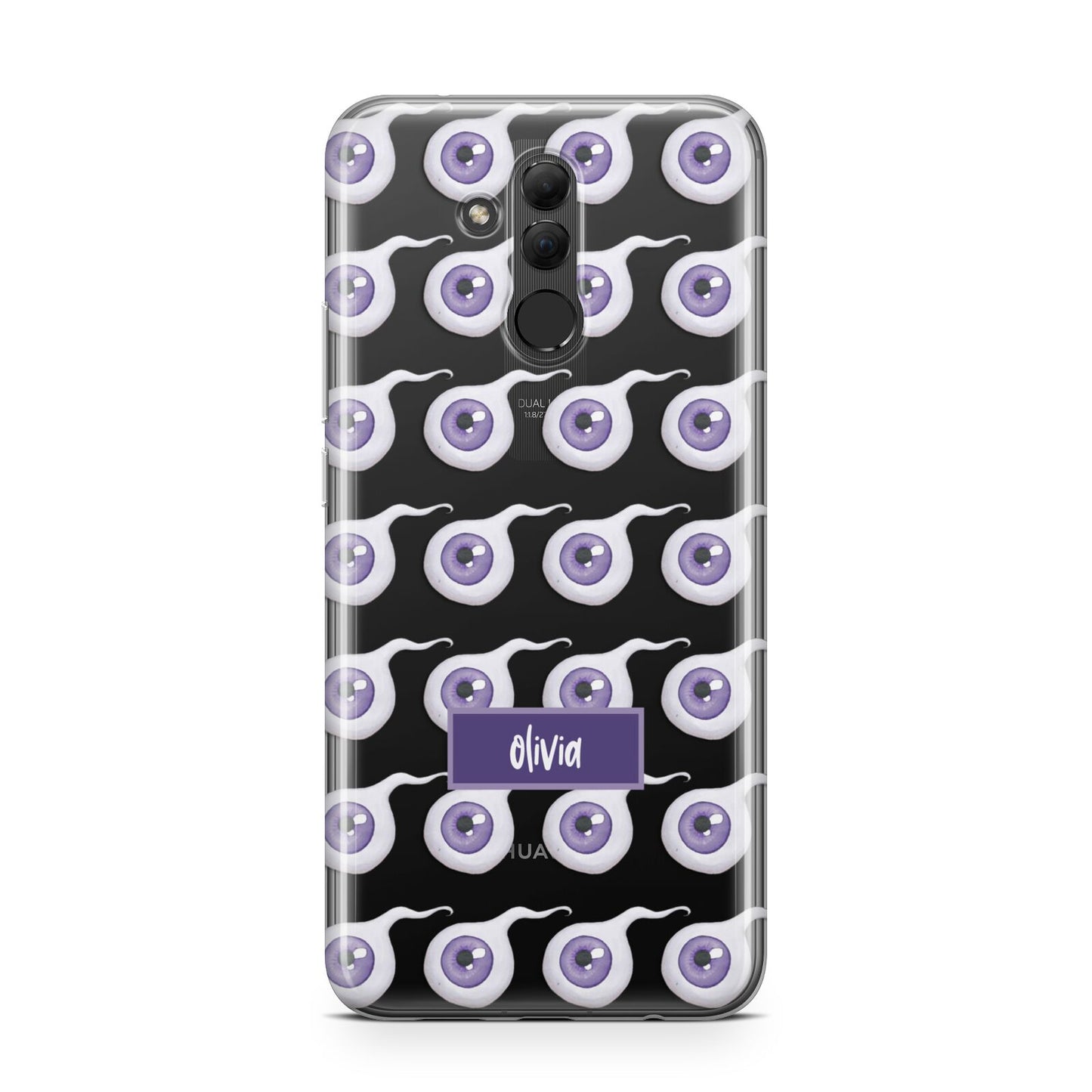 Purple Eyeballs Custom Halloween Huawei Mate 20 Lite