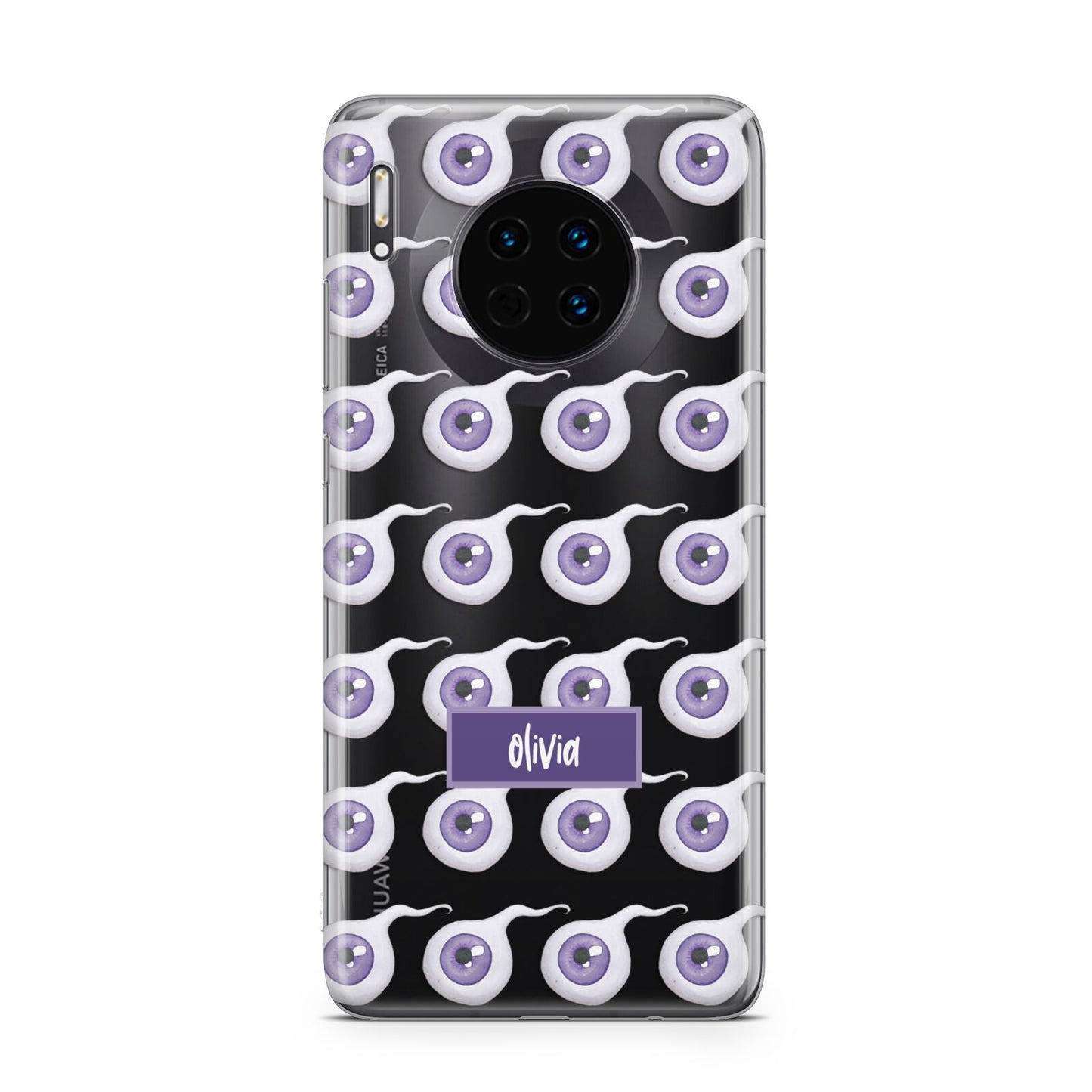 Purple Eyeballs Custom Halloween Huawei Mate 30