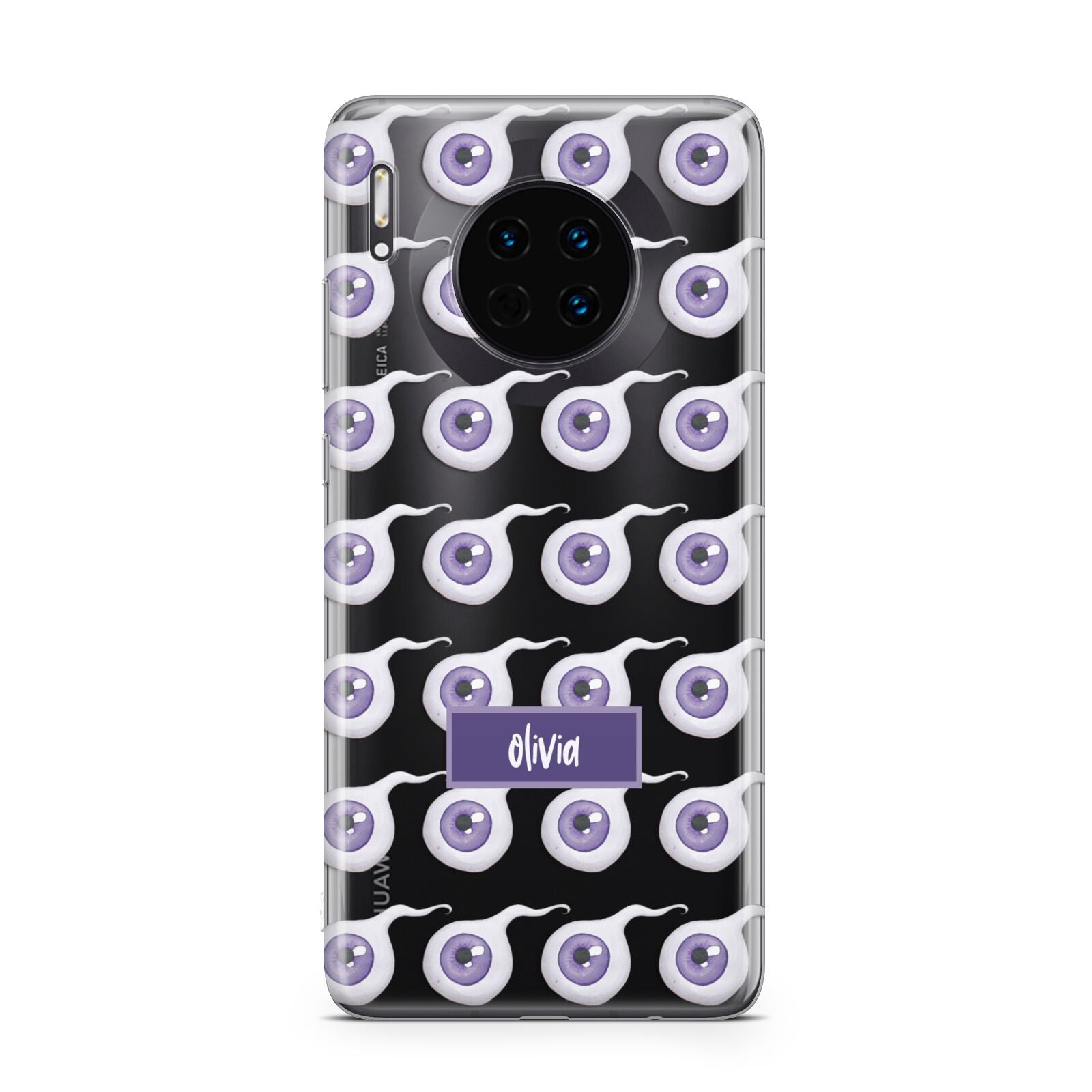 Purple Eyeballs Custom Halloween Huawei Mate 30