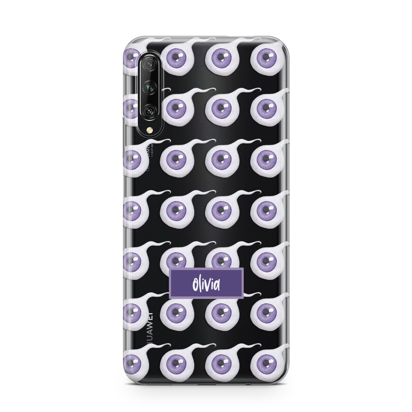 Purple Eyeballs Custom Halloween Huawei P Smart Pro 2019