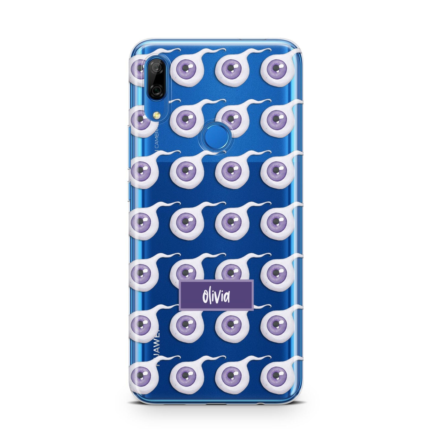 Purple Eyeballs Custom Halloween Huawei P Smart Z