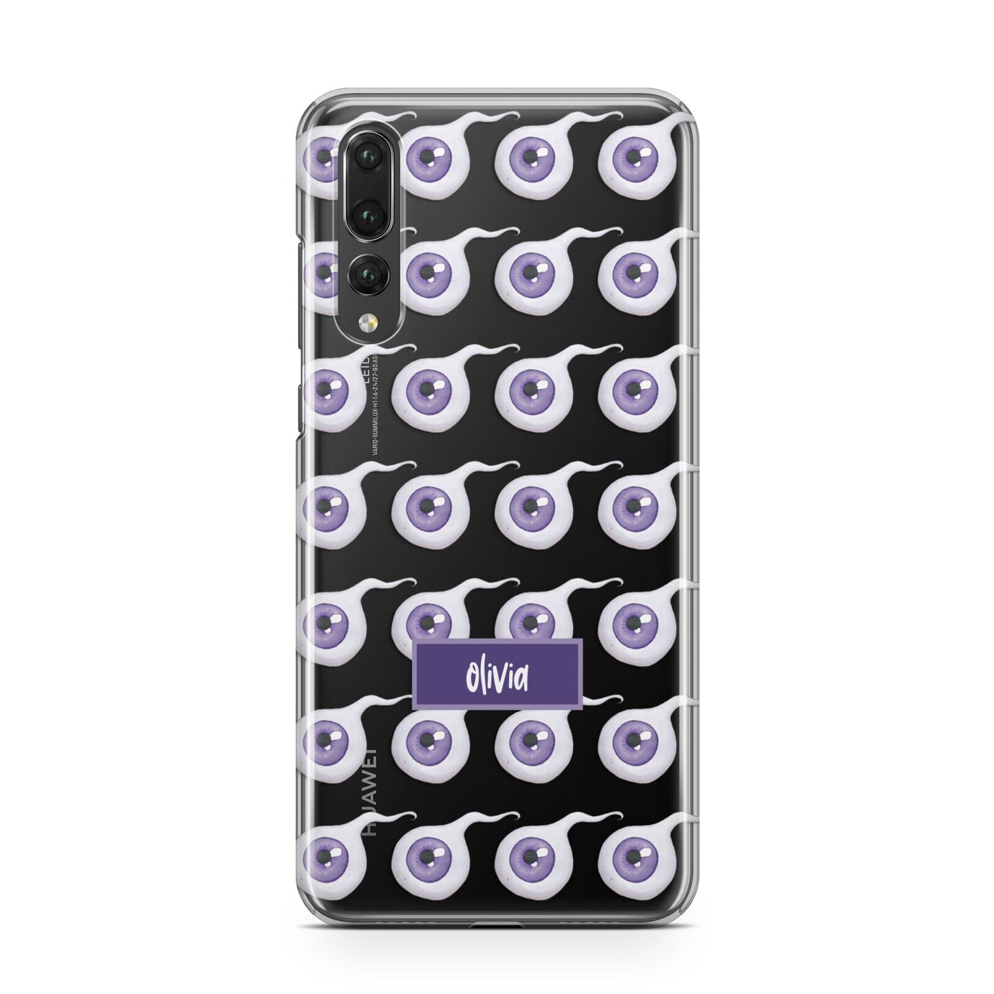 Purple Eyeballs Custom Halloween Huawei P20 Pro Phone Case