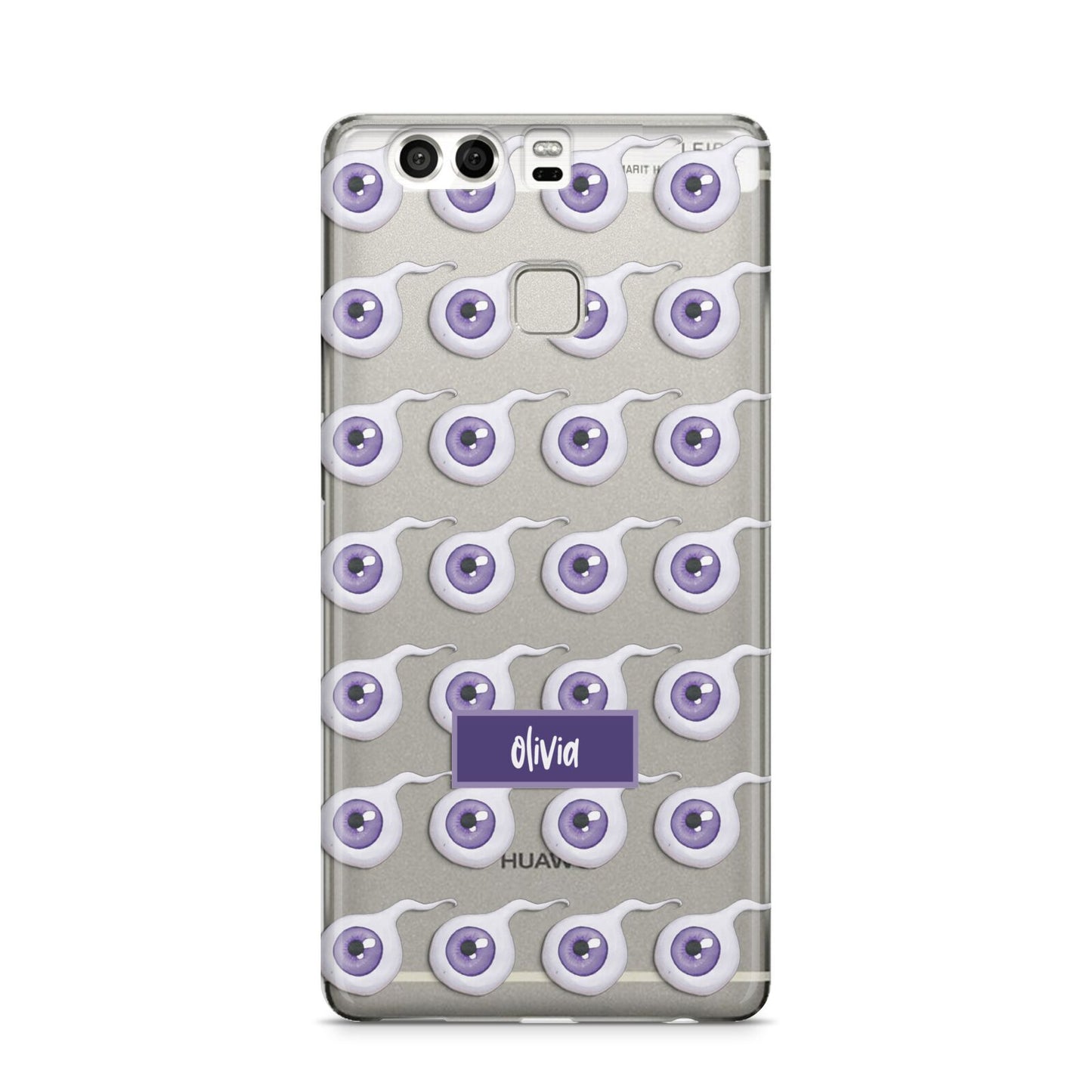 Purple Eyeballs Custom Halloween Huawei P9 Case