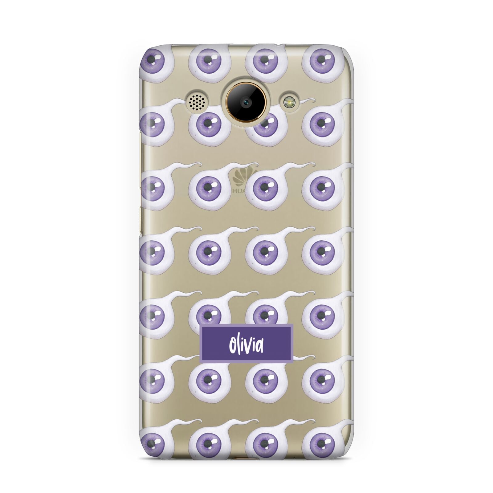 Purple Eyeballs Custom Halloween Huawei Y3 2017