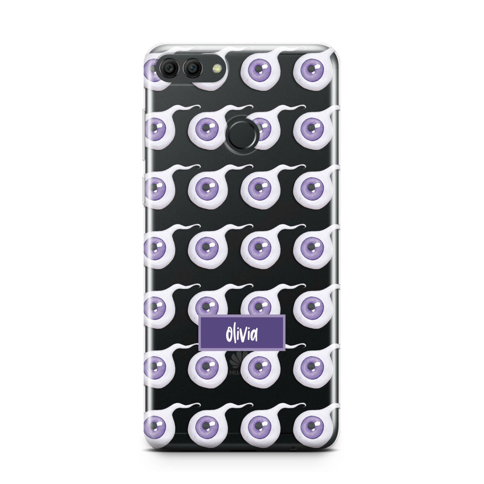 Purple Eyeballs Custom Halloween Huawei Y9 2018