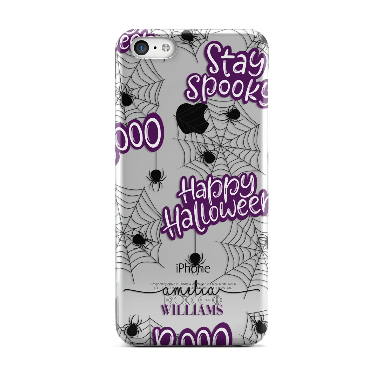 Purple Halloween Catchphrases Apple iPhone 5c Case