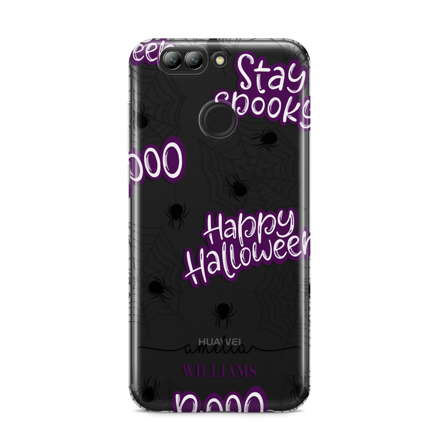 Purple Halloween Catchphrases Huawei Nova 2s Phone Case