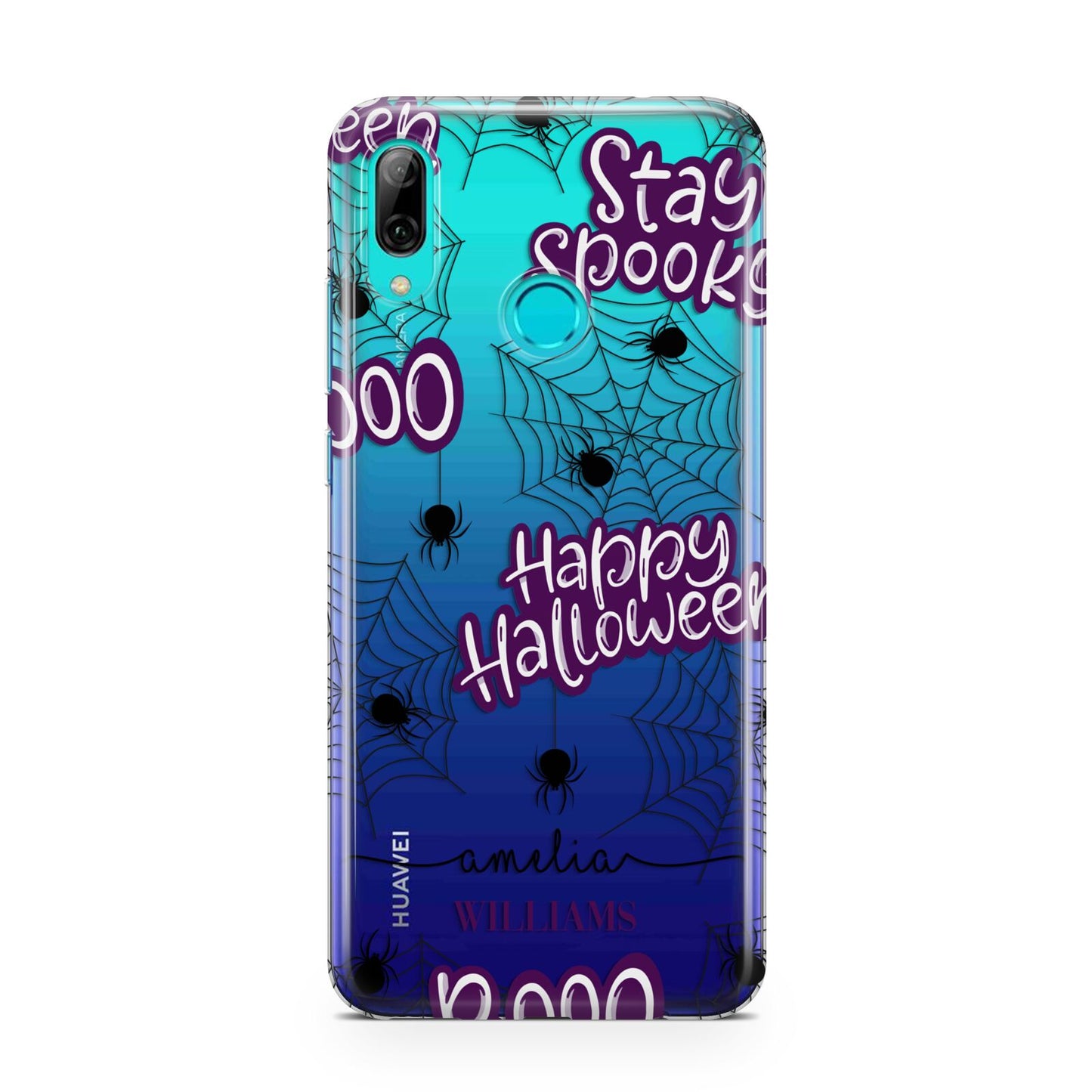 Purple Halloween Catchphrases Huawei P Smart 2019 Case