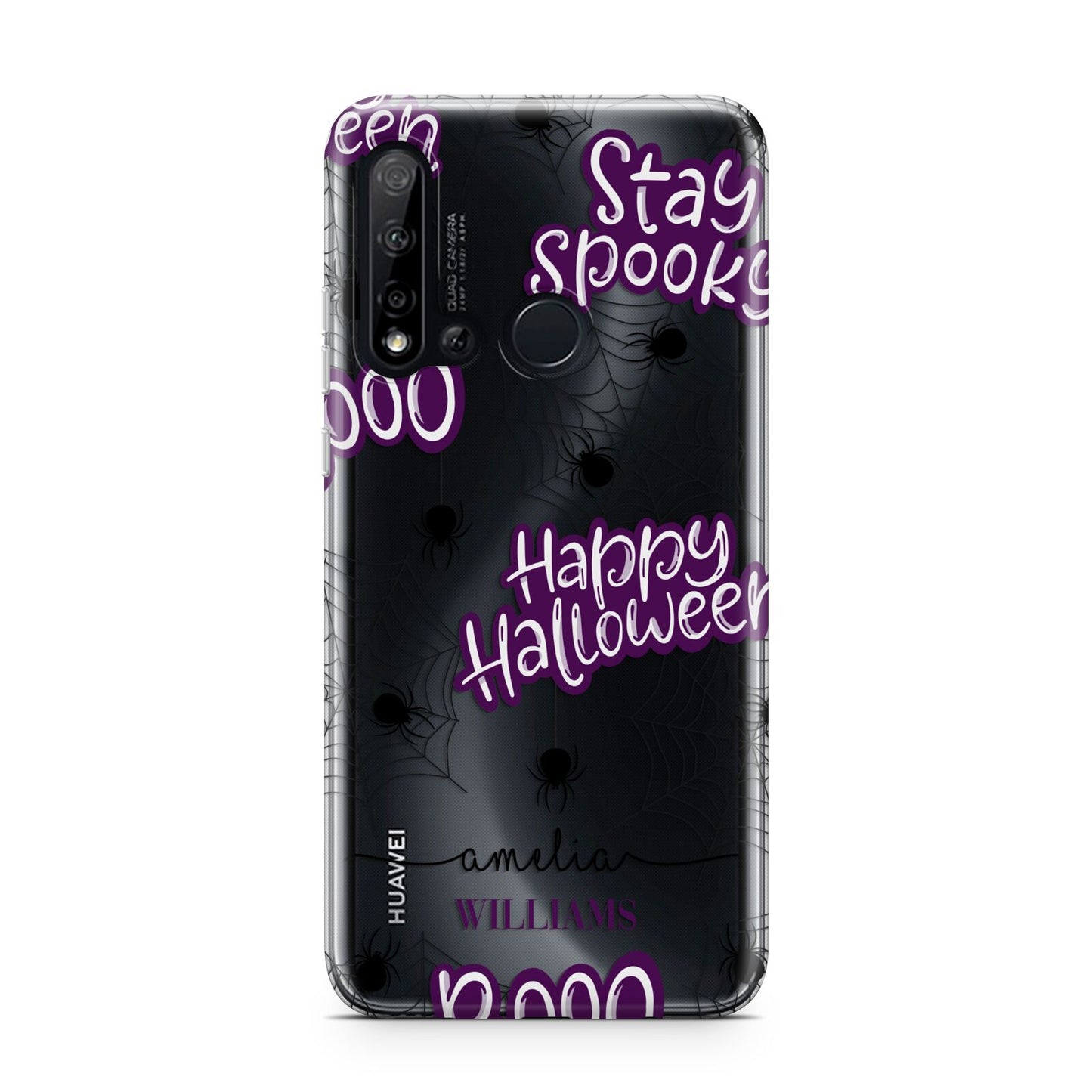 Purple Halloween Catchphrases Huawei P20 Lite 5G Phone Case