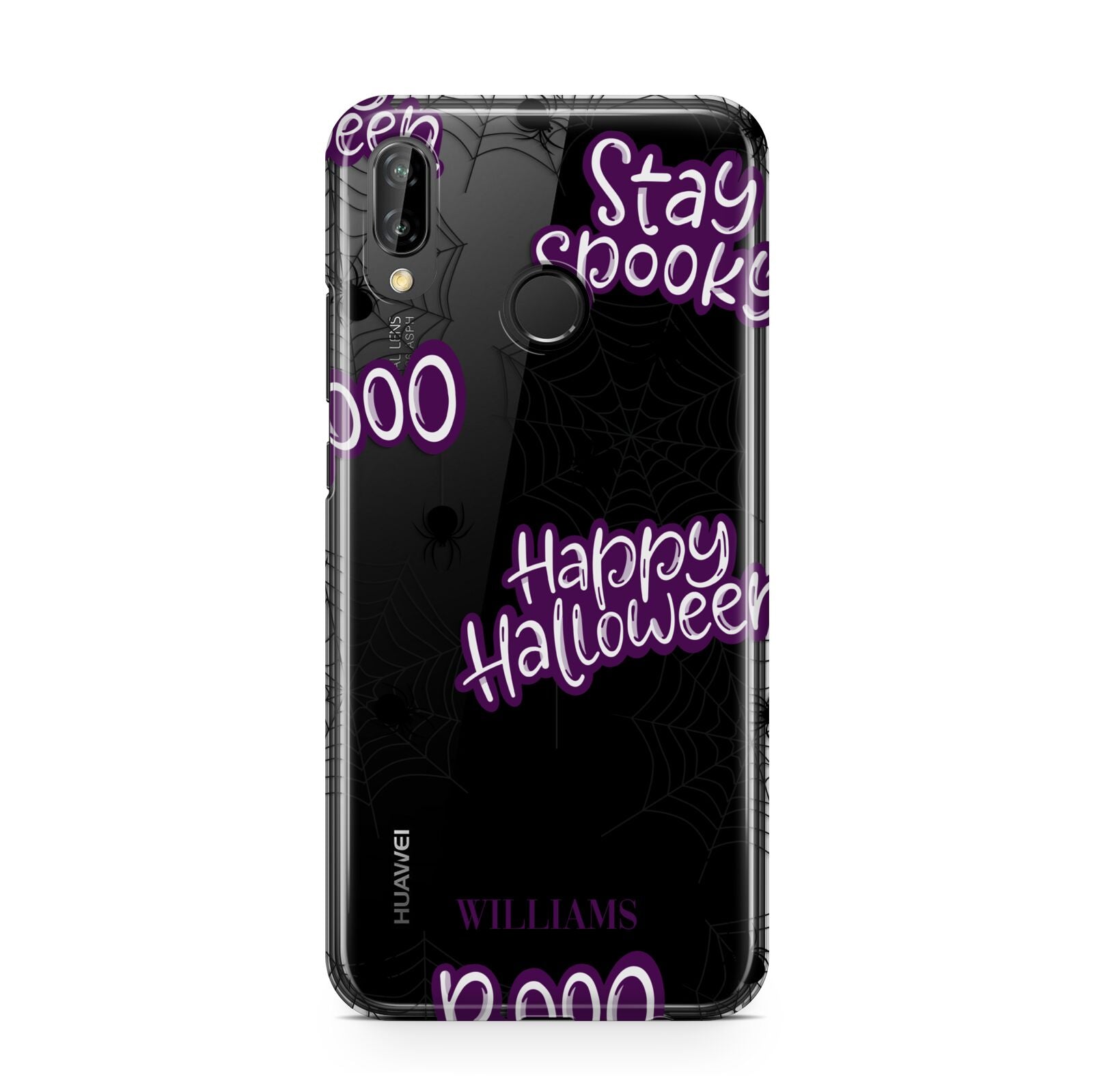 Purple Halloween Catchphrases Huawei P20 Lite Phone Case