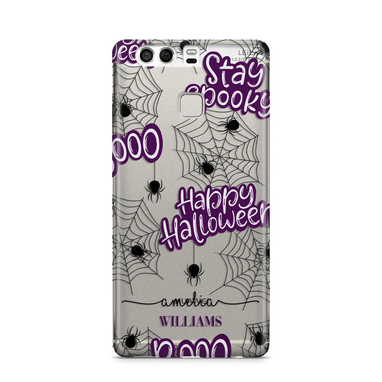 Purple Halloween Catchphrases Huawei P9 Case