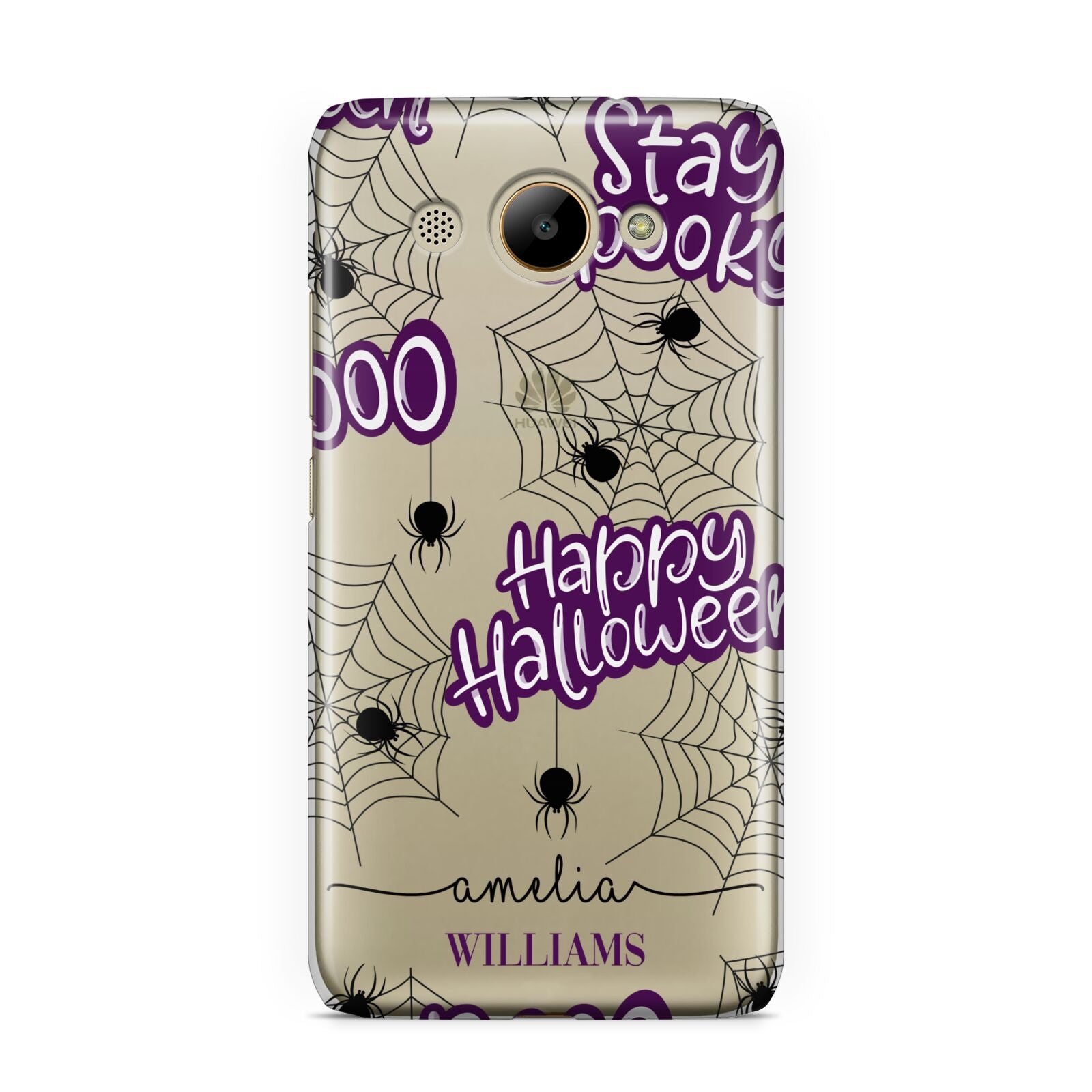 Purple Halloween Catchphrases Huawei Y3 2017