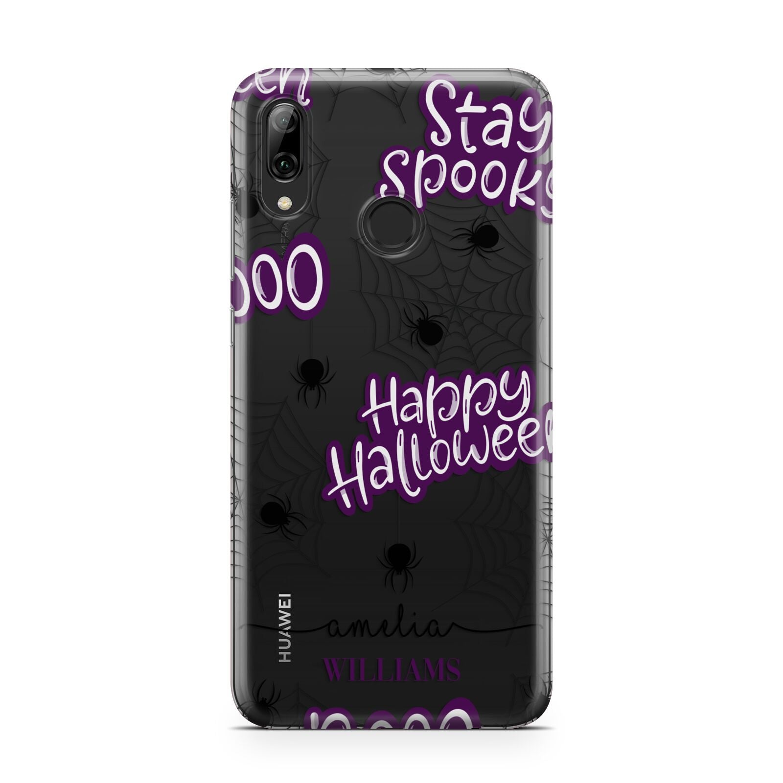 Purple Halloween Catchphrases Huawei Y7 2019