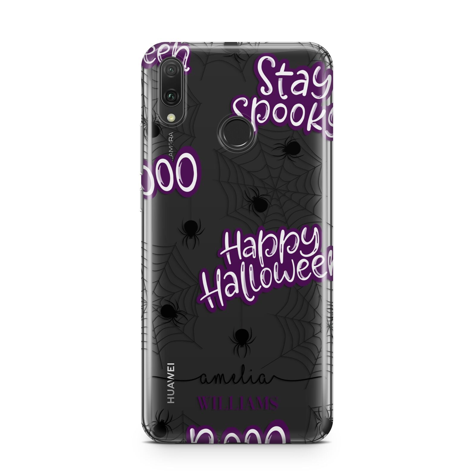 Purple Halloween Catchphrases Huawei Y9 2019