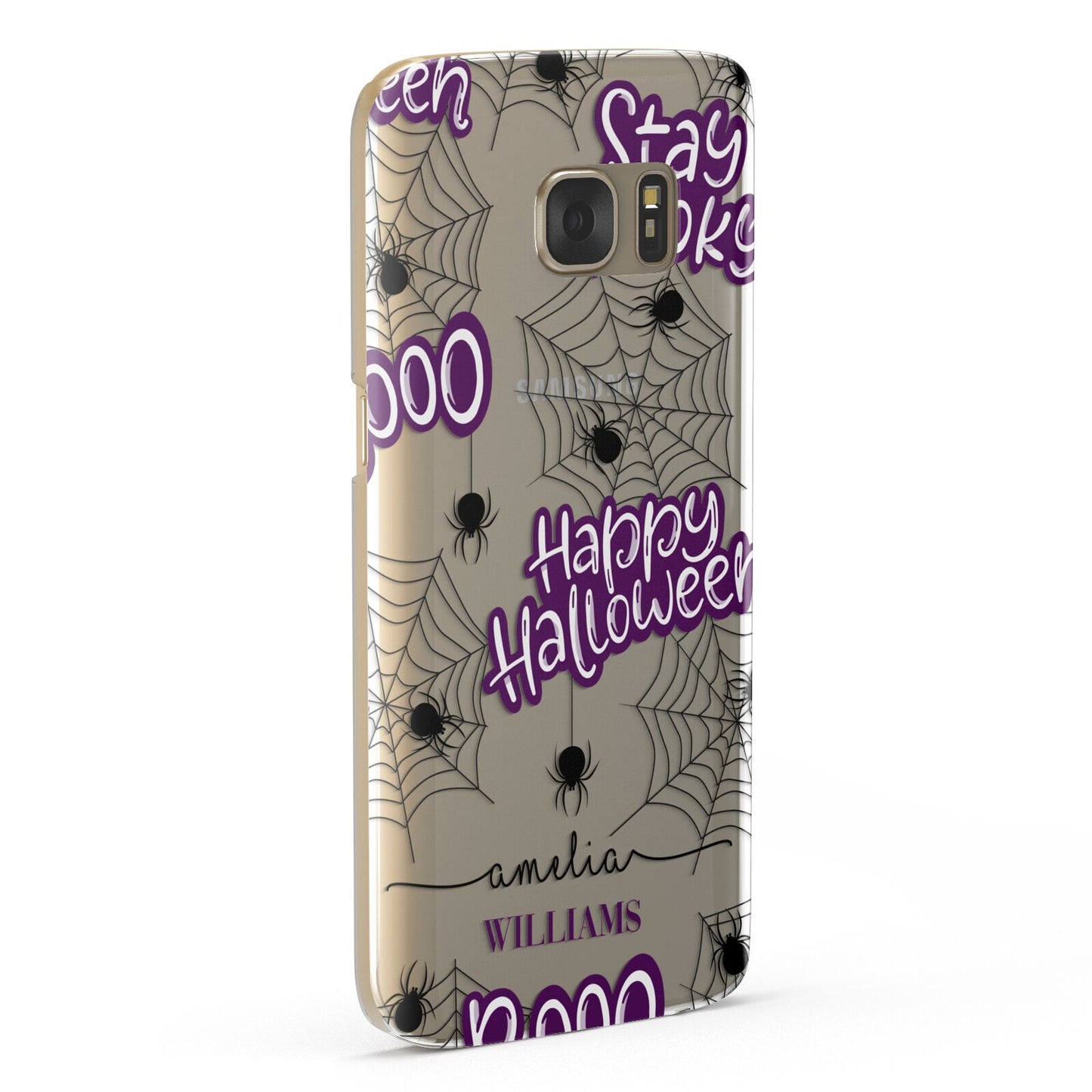 Purple Halloween Catchphrases Samsung Galaxy Case Fourty Five Degrees