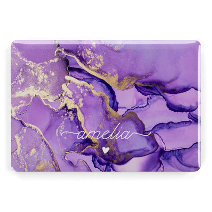 Purple Marble Apple MacBook Case