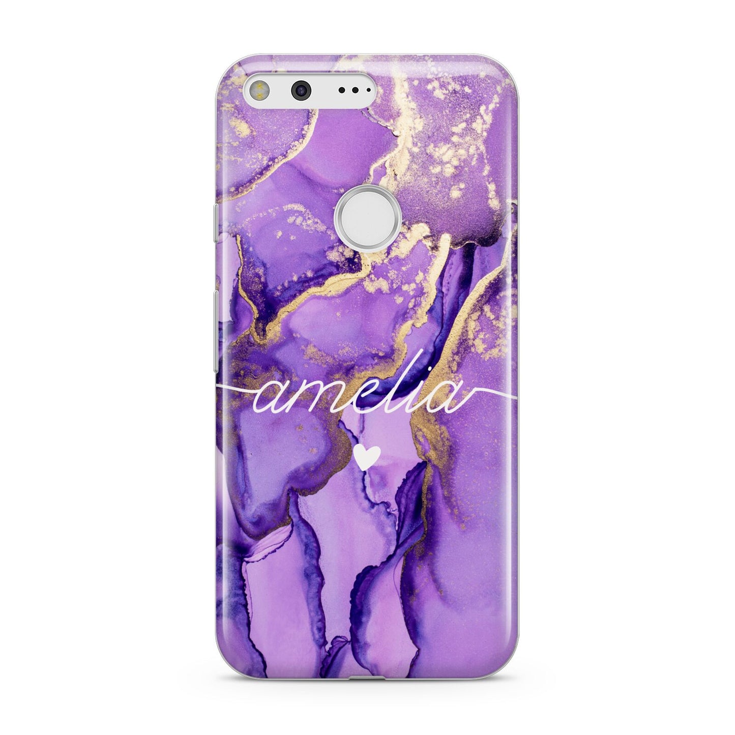 Purple Marble Google Pixel Case