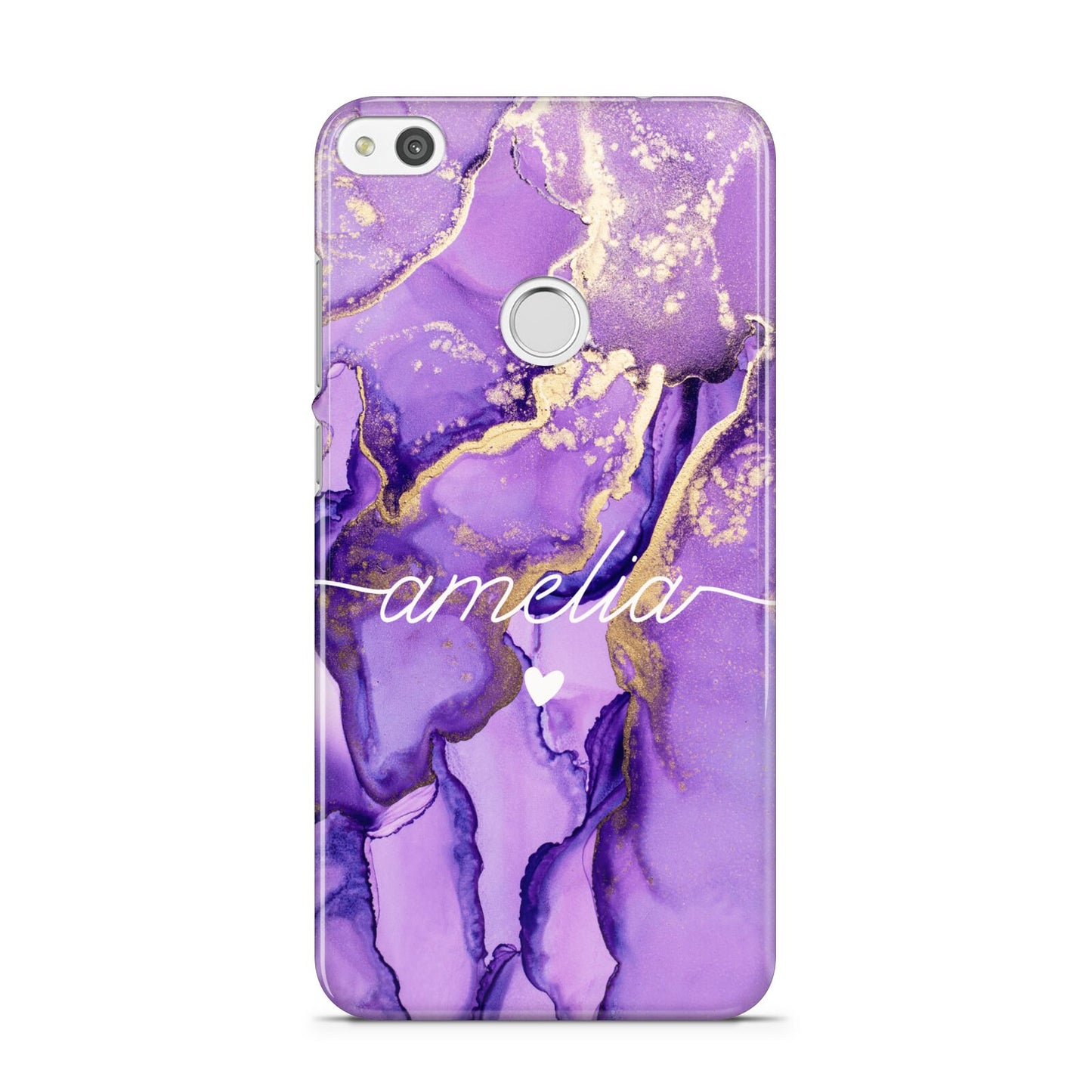 Purple Marble Huawei P8 Lite Case