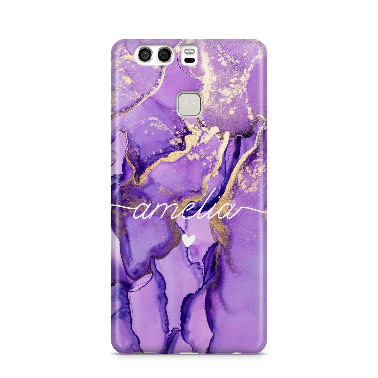 Purple Marble Huawei P9 Case