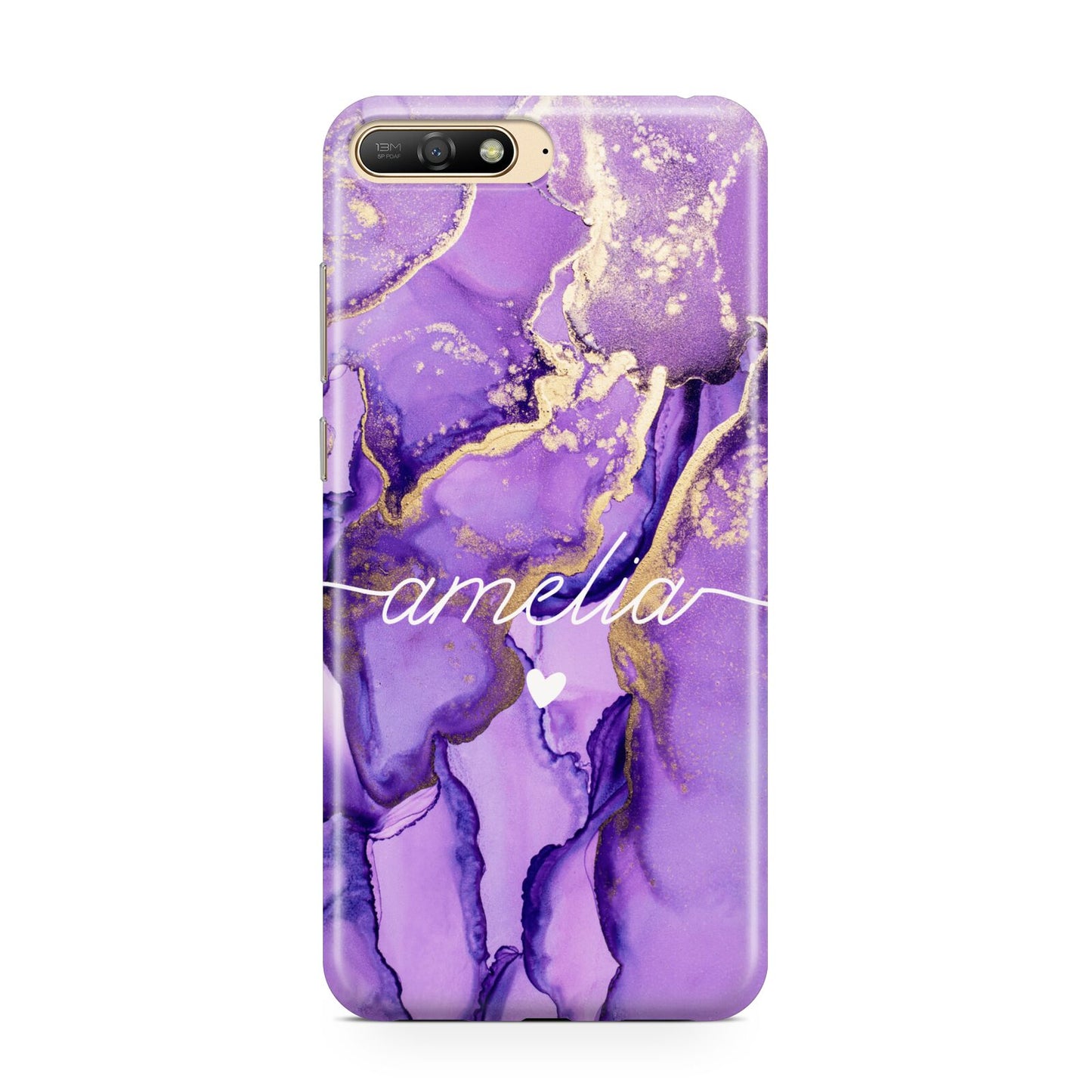 Purple Marble Huawei Y6 2018