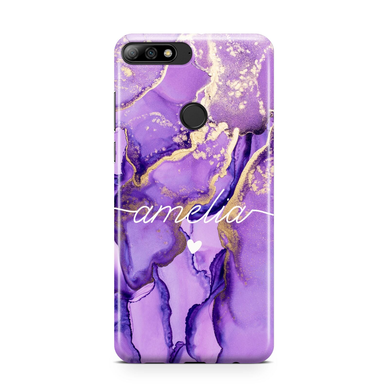 Purple Marble Huawei Y7 2018