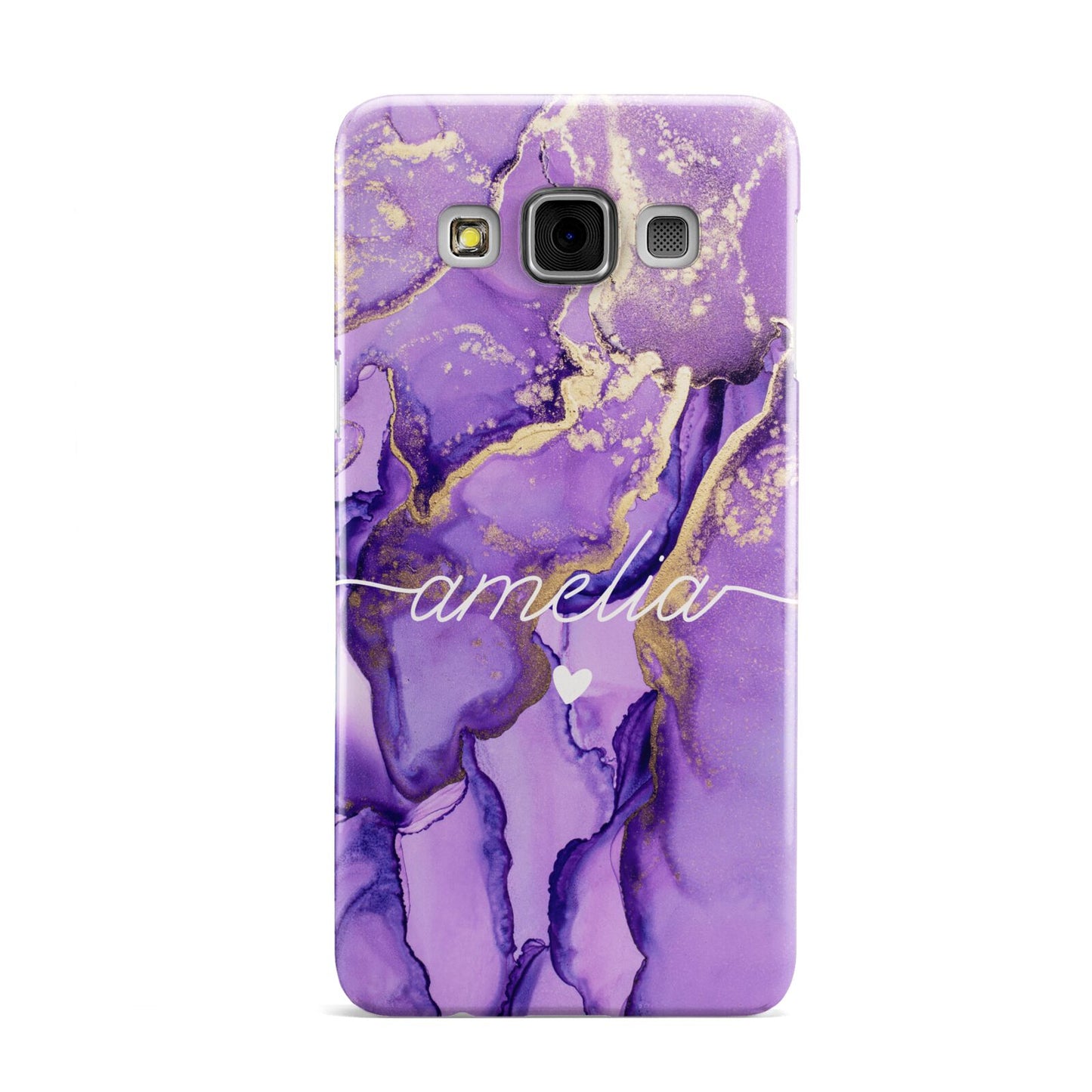 Purple Marble Samsung Galaxy A3 Case