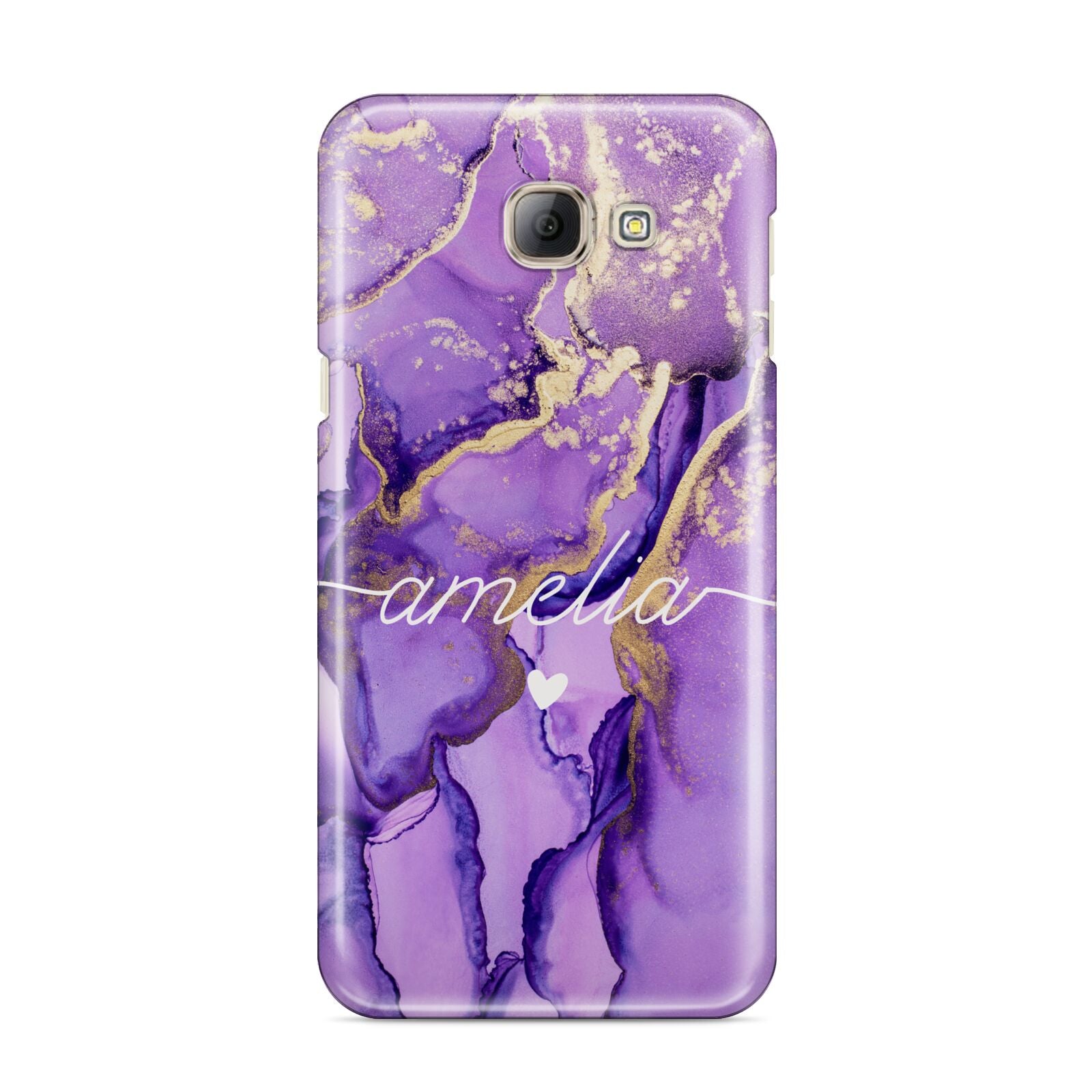 Purple Marble Samsung Galaxy A8 2016 Case