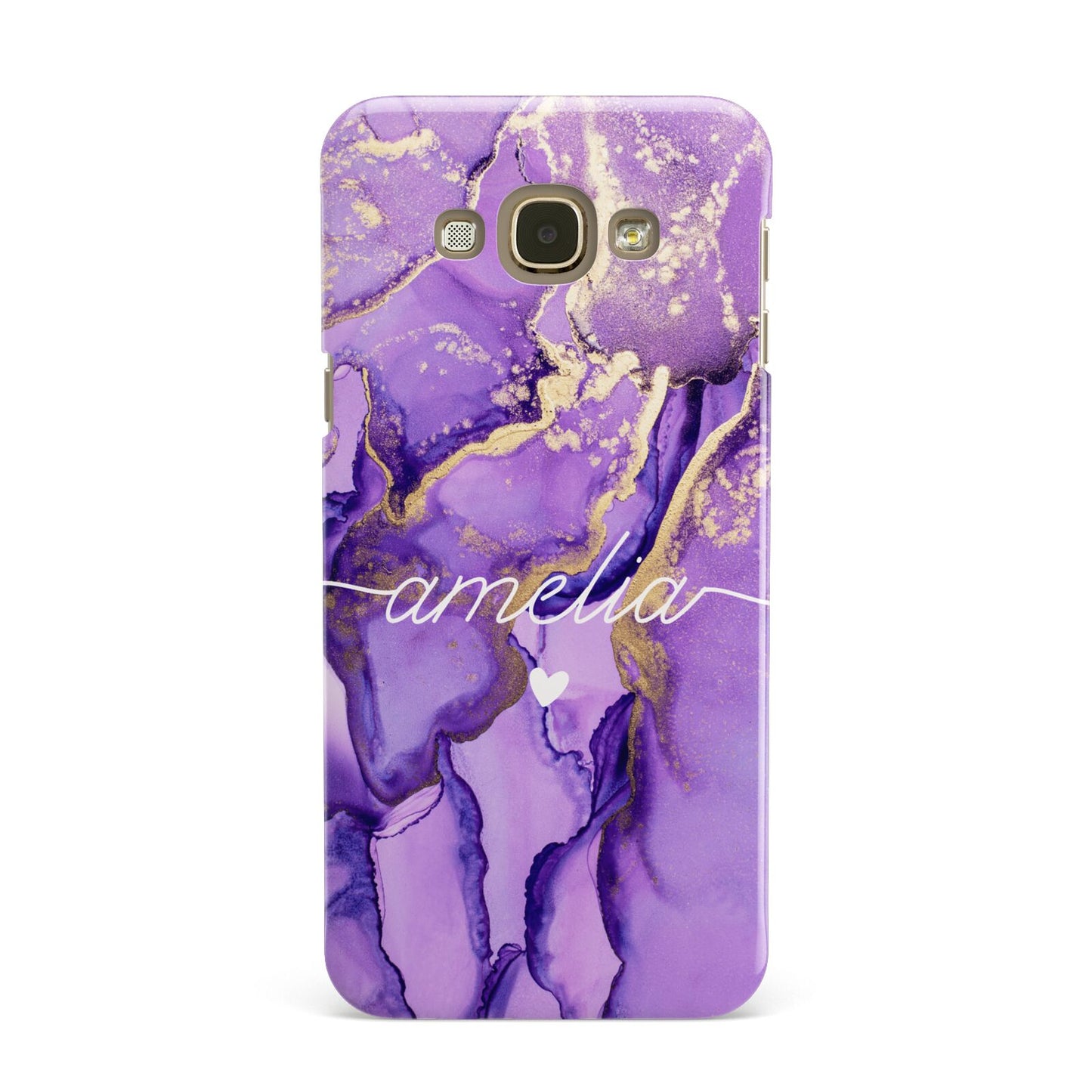 Purple Marble Samsung Galaxy A8 Case