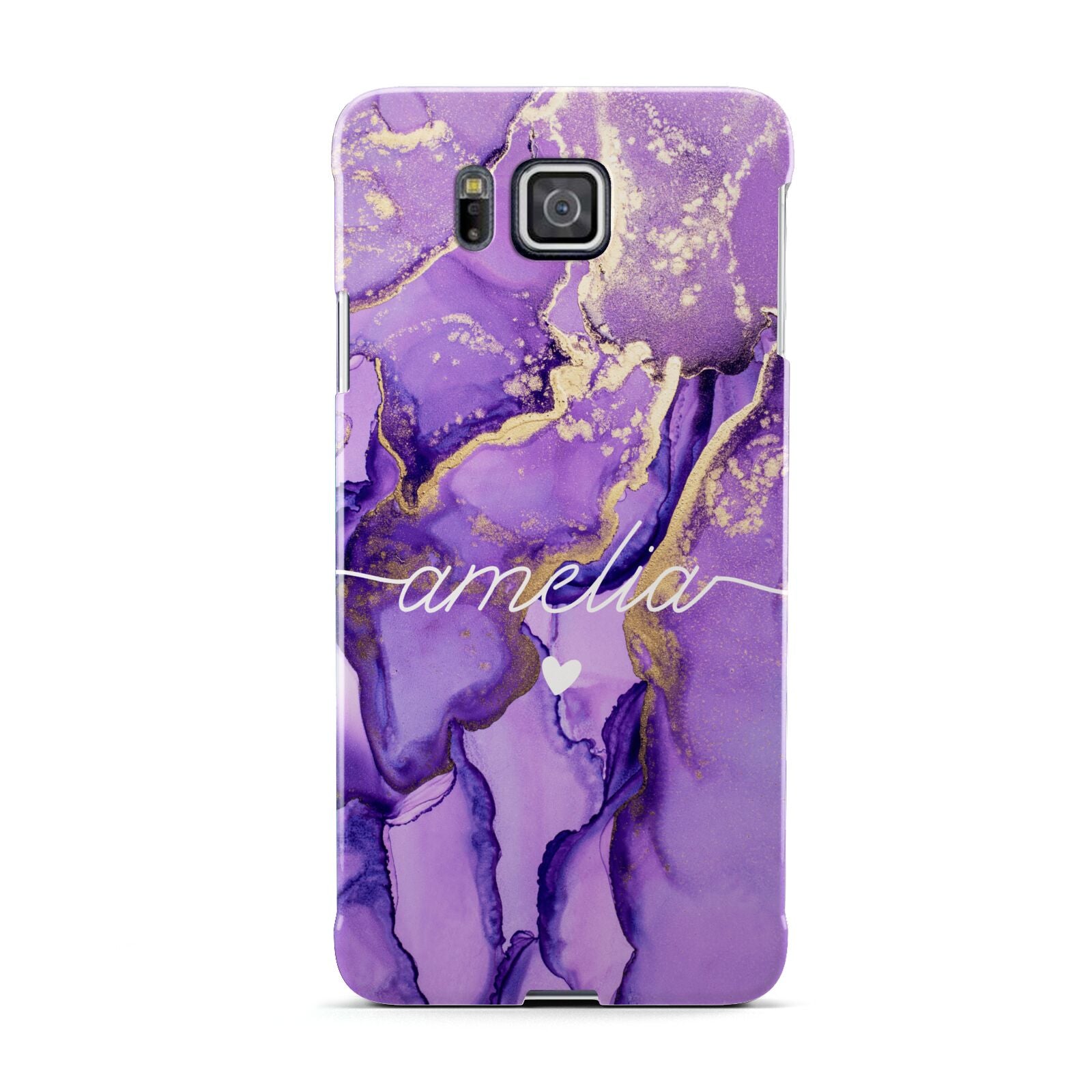 Purple Marble Samsung Galaxy Alpha Case