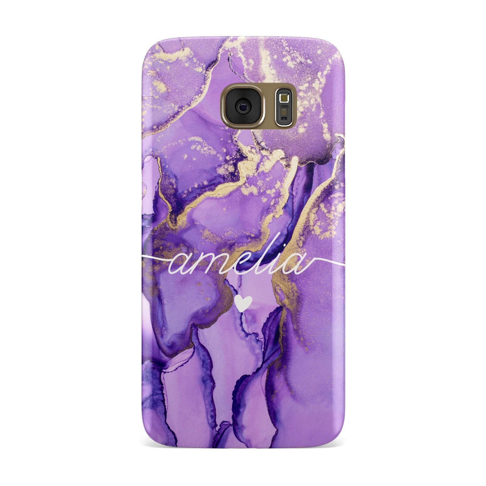 Purple Marble Samsung Galaxy Case