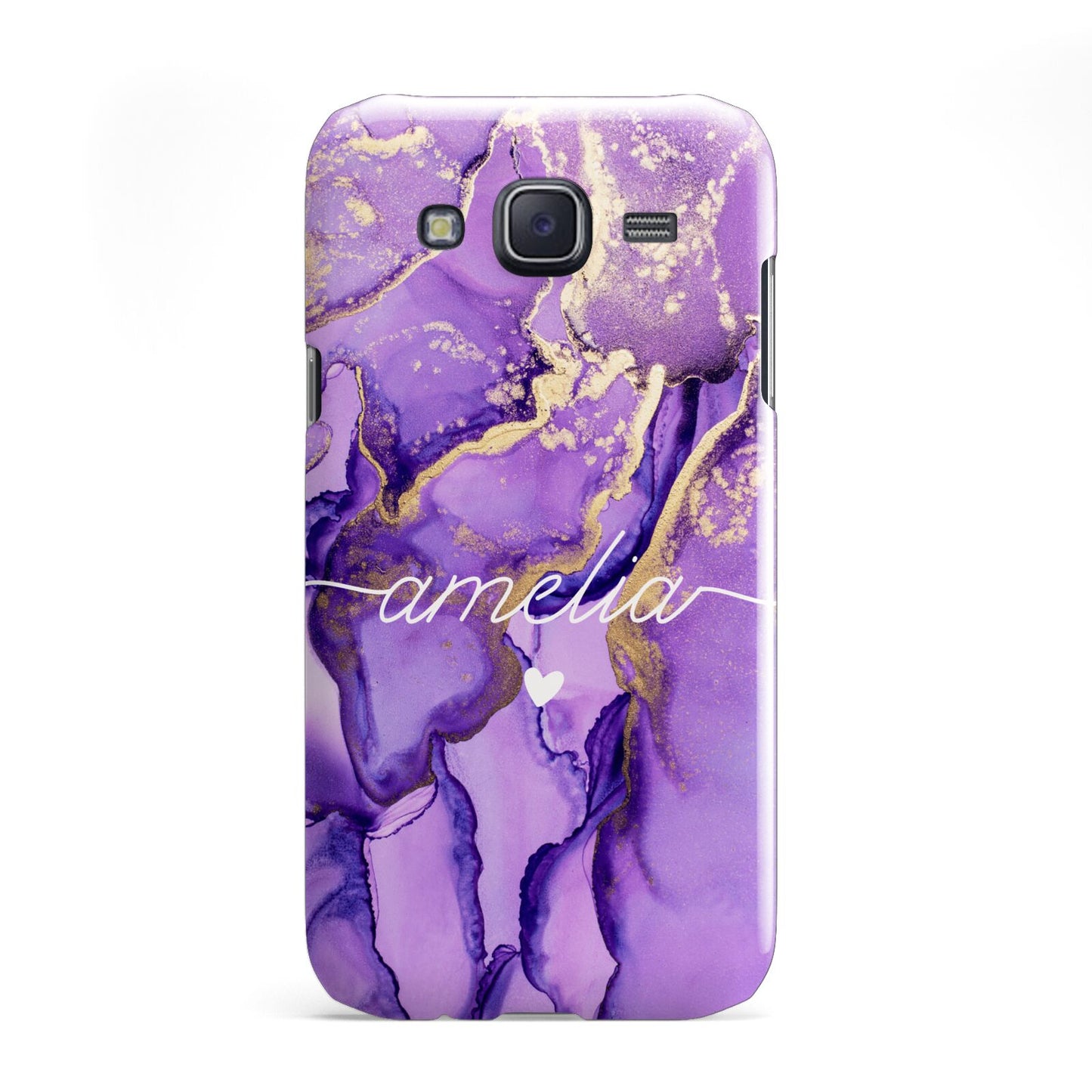 Purple Marble Samsung Galaxy J5 Case