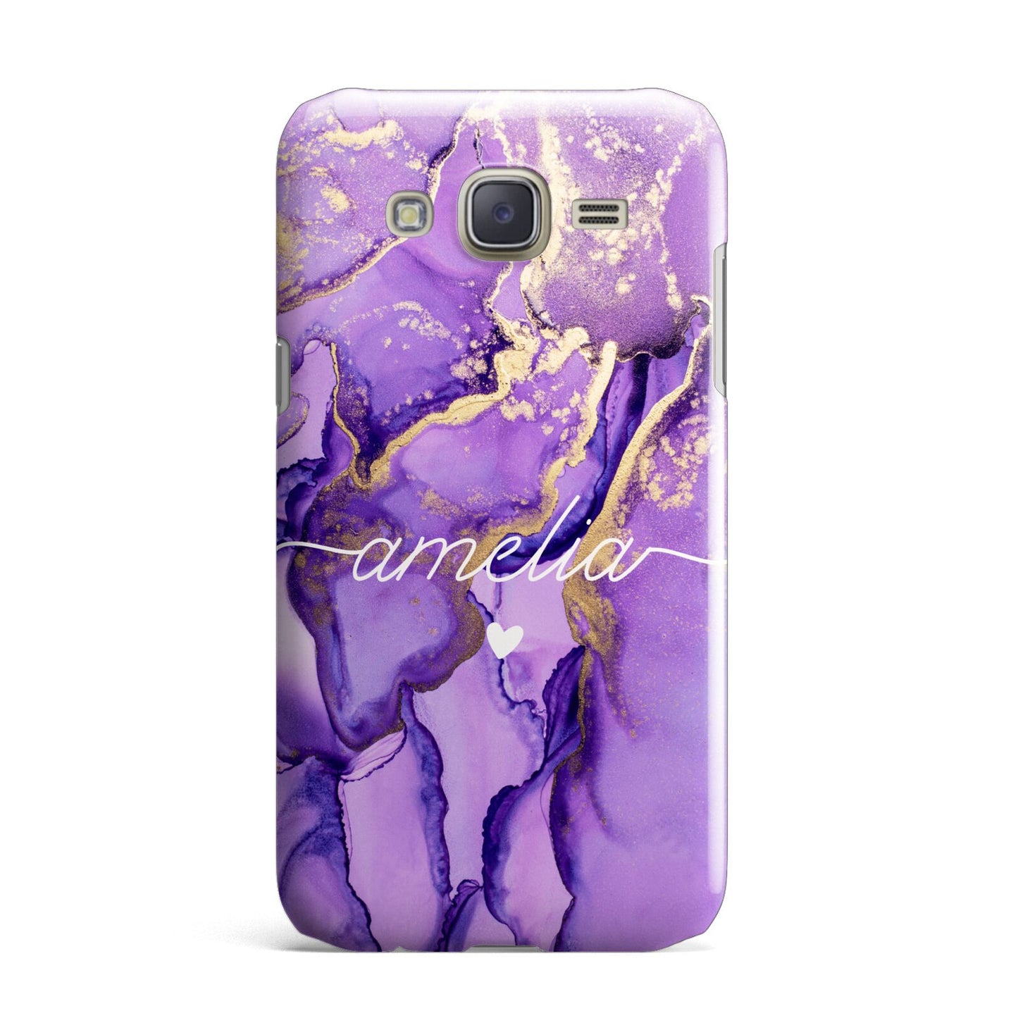 Purple Marble Samsung Galaxy J7 Case