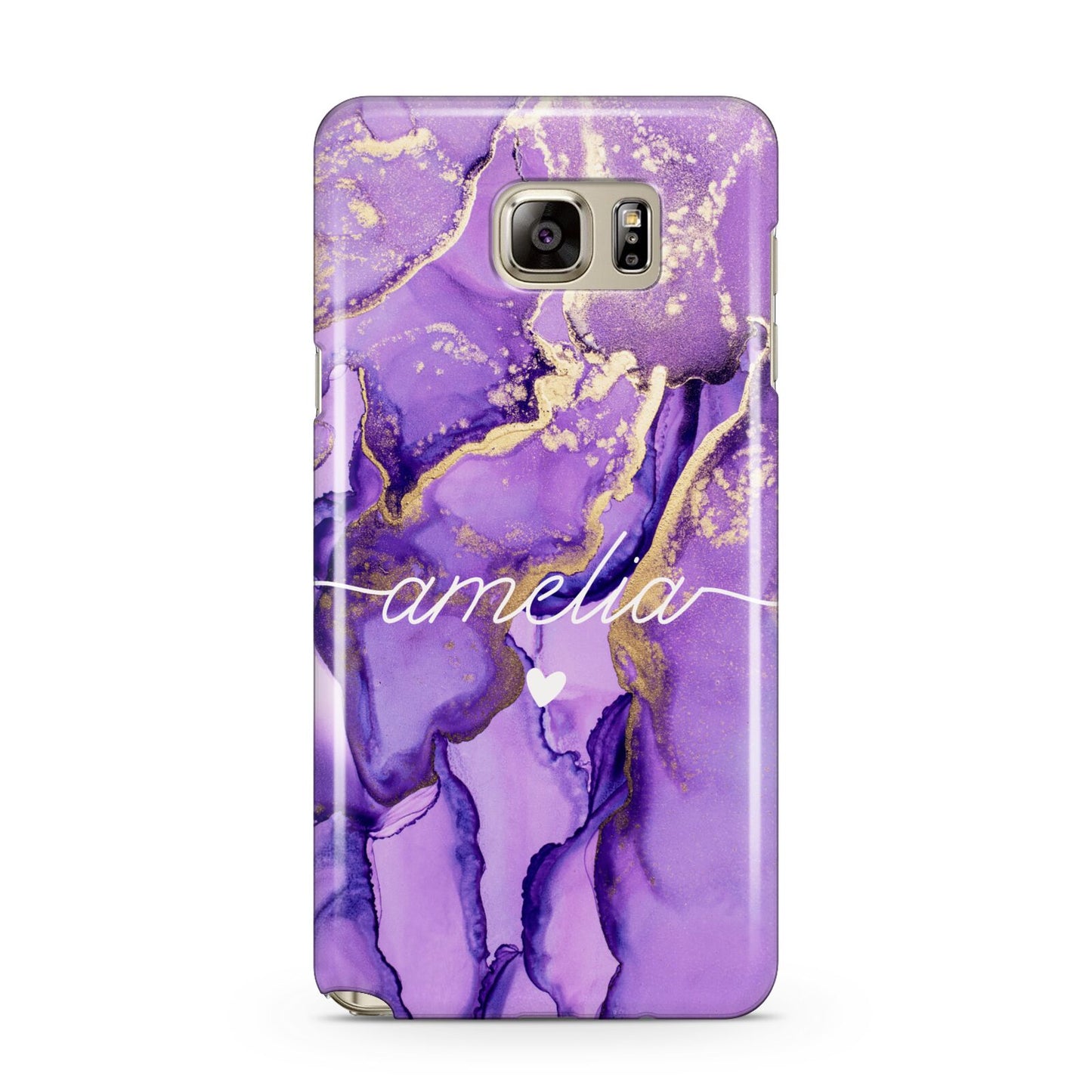 Purple Marble Samsung Galaxy Note 5 Case